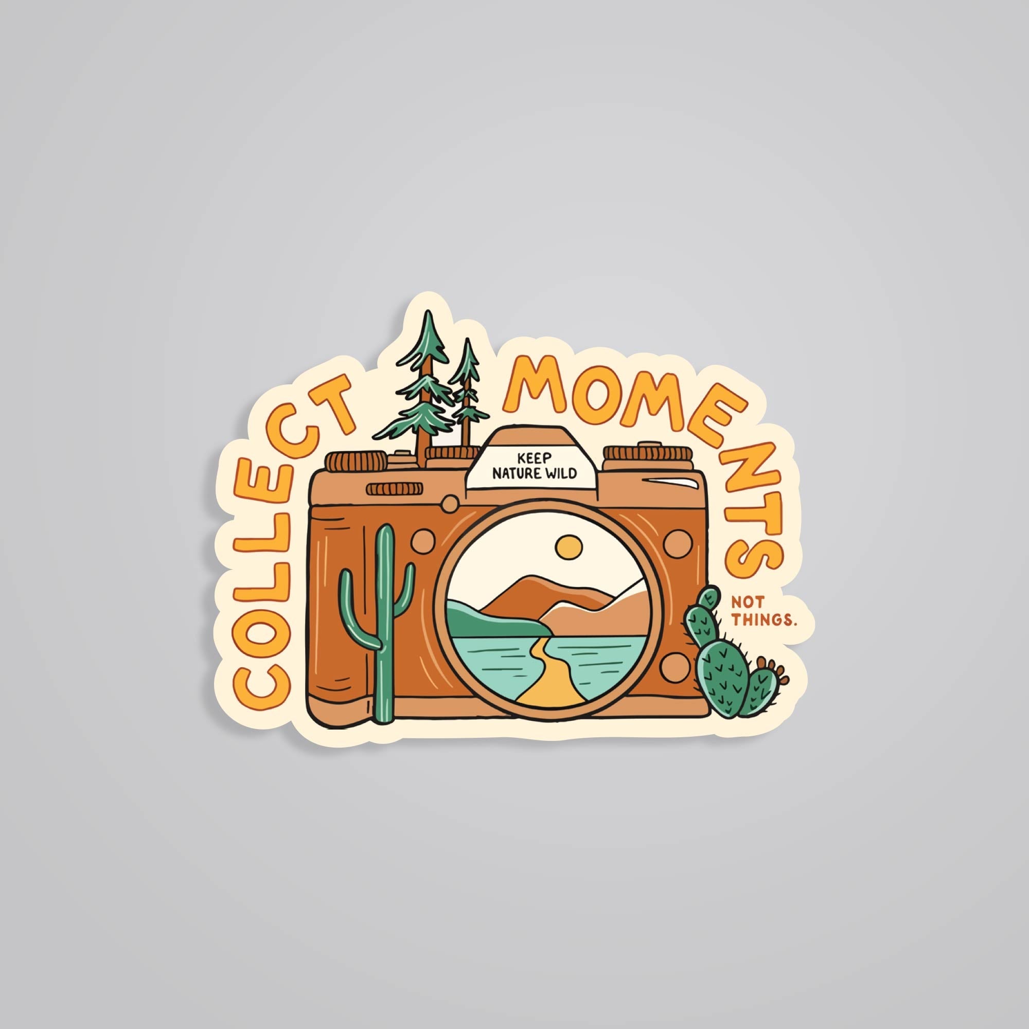 Fomo Store Stickers Travels Collect moments not things