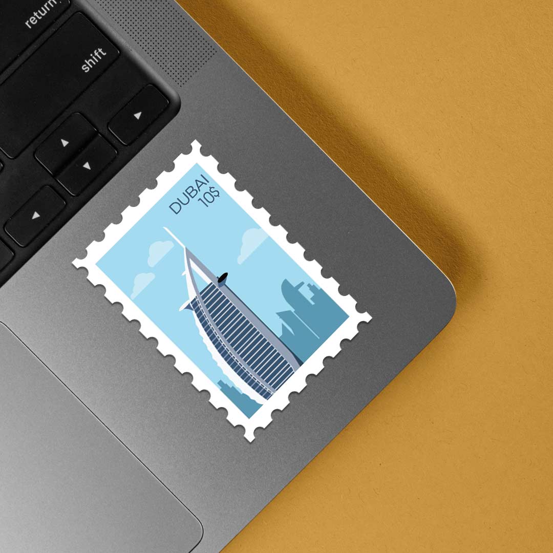 Dubai Stamp Travels Stickers