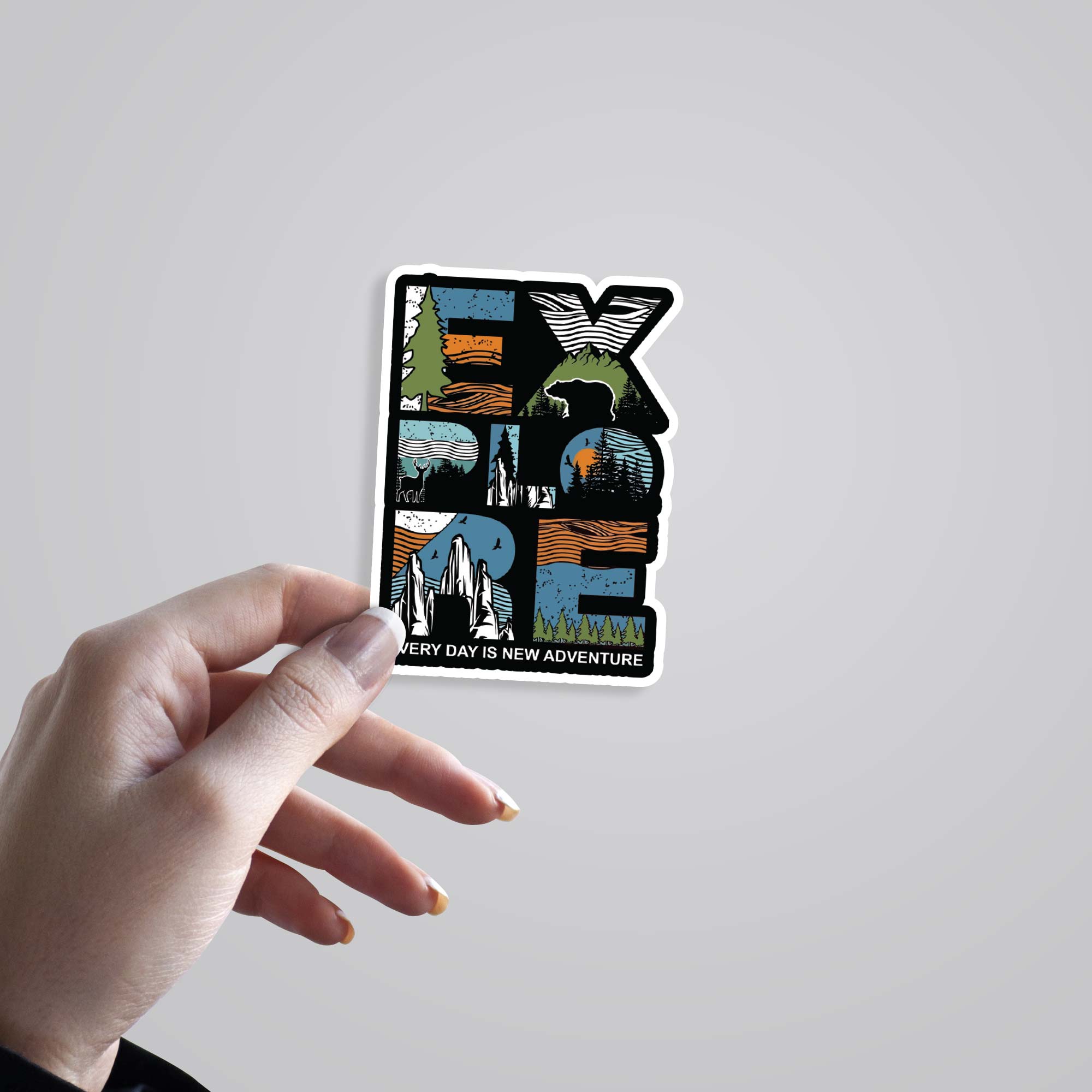 Explore everyday is new adventure Travels Stickers