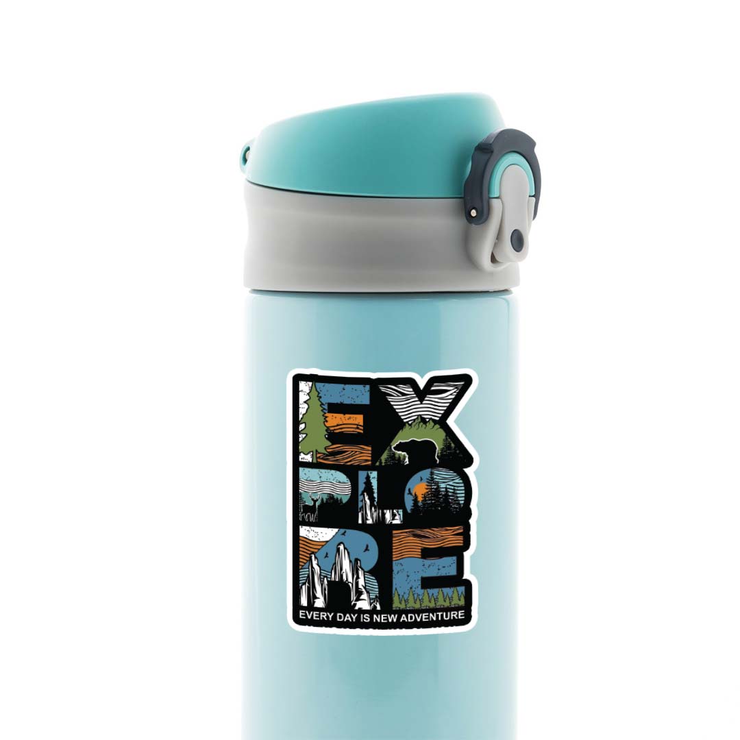 Explore everyday is new adventure Travels Stickers