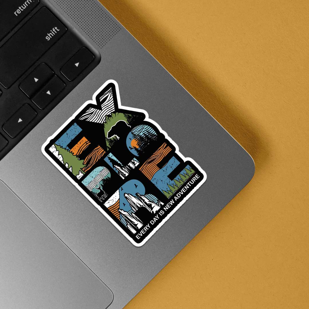Explore everyday is new adventure Travels Stickers
