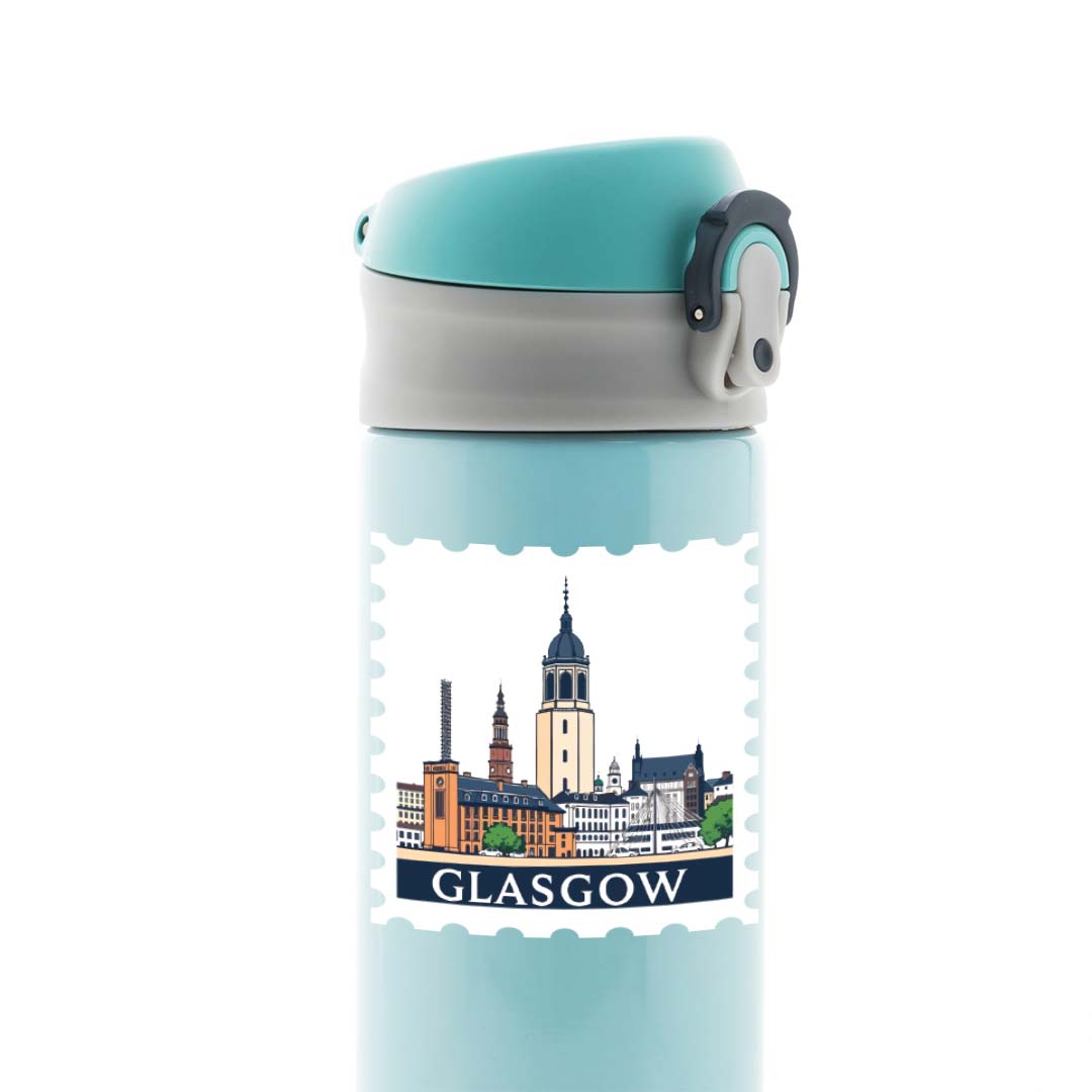 Glasgow Historic Architecture Post Stamp Travels Stickers