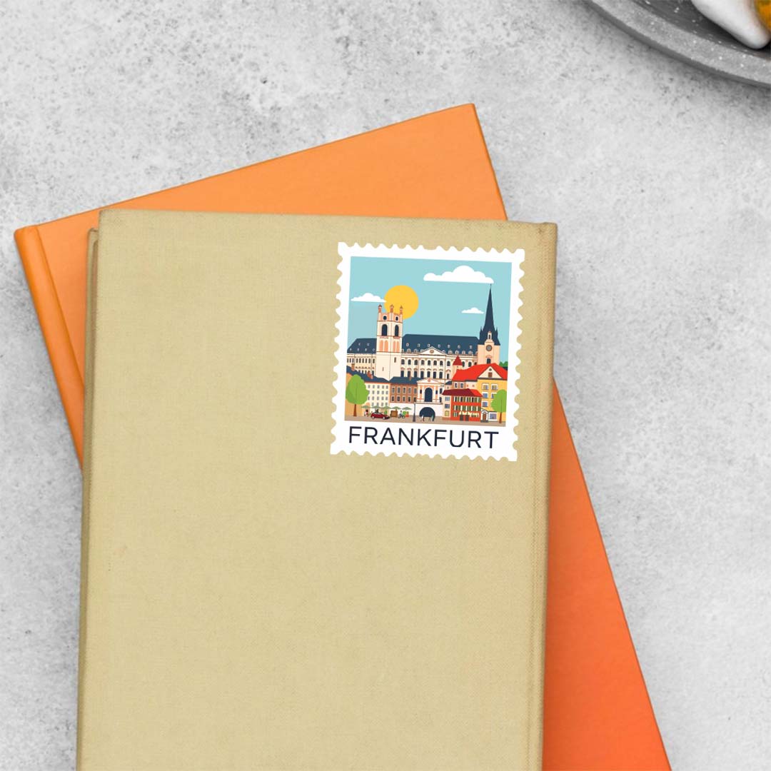 Innsbruck Village and Riverfront Post Stamp Travels Stickers