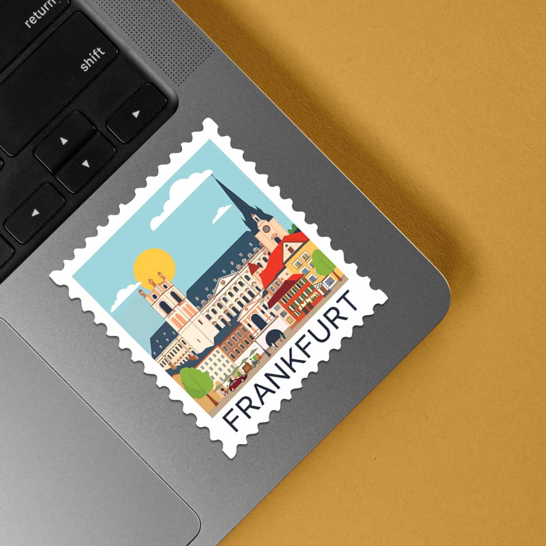 Innsbruck Village and Riverfront Post Stamp Travels Stickers