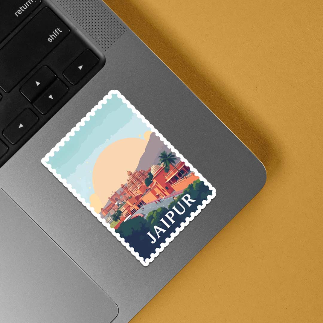 Jaipur Post Stamp Travels Stickers