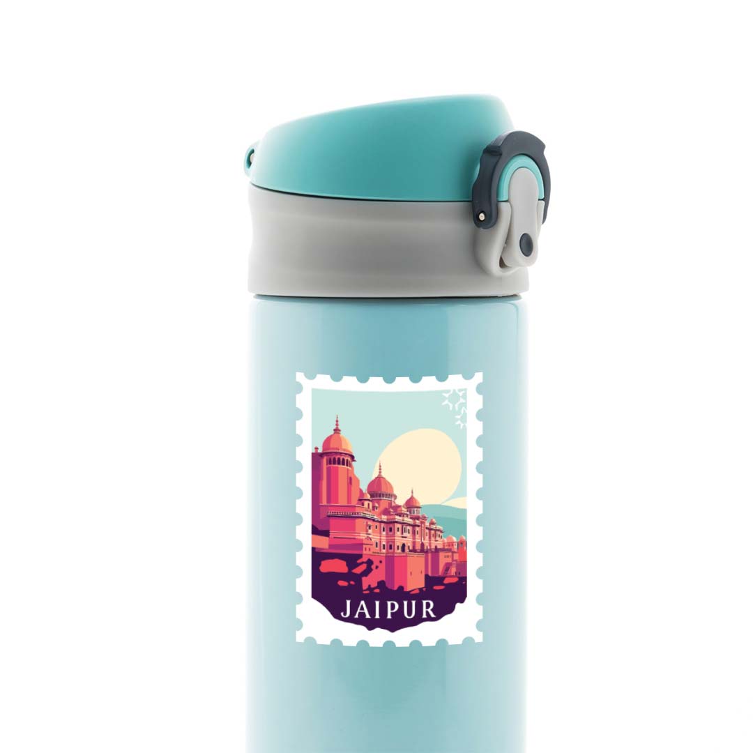 Jaipur in Pink Post Stamp Travels Stickers