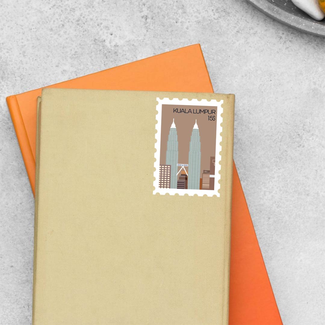 Kuala Lumpur Stamp Travels Stickers