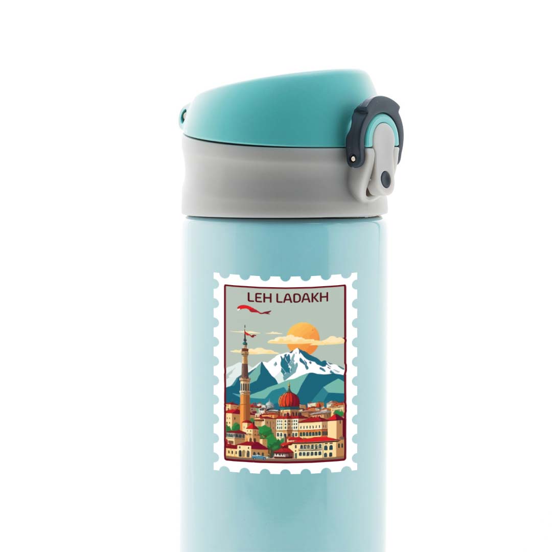 Leh Ladakh Mountain Post Stamp Travels Stickers
