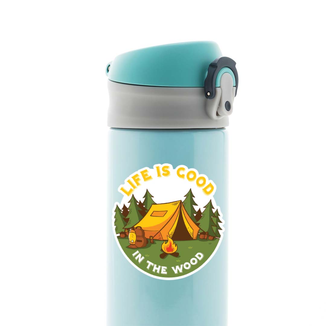 Life is good in the wood Travels Stickers