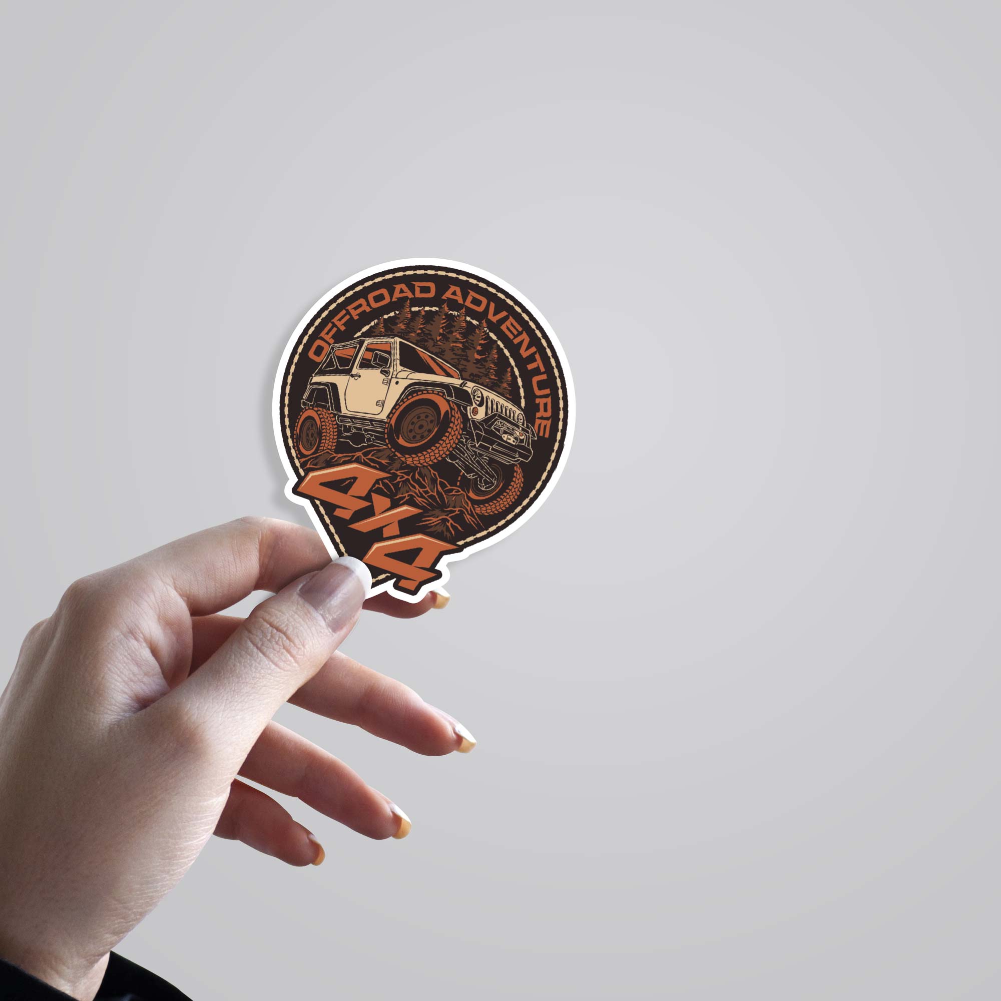 Offroad Adventure 4x4 Travels Stickers