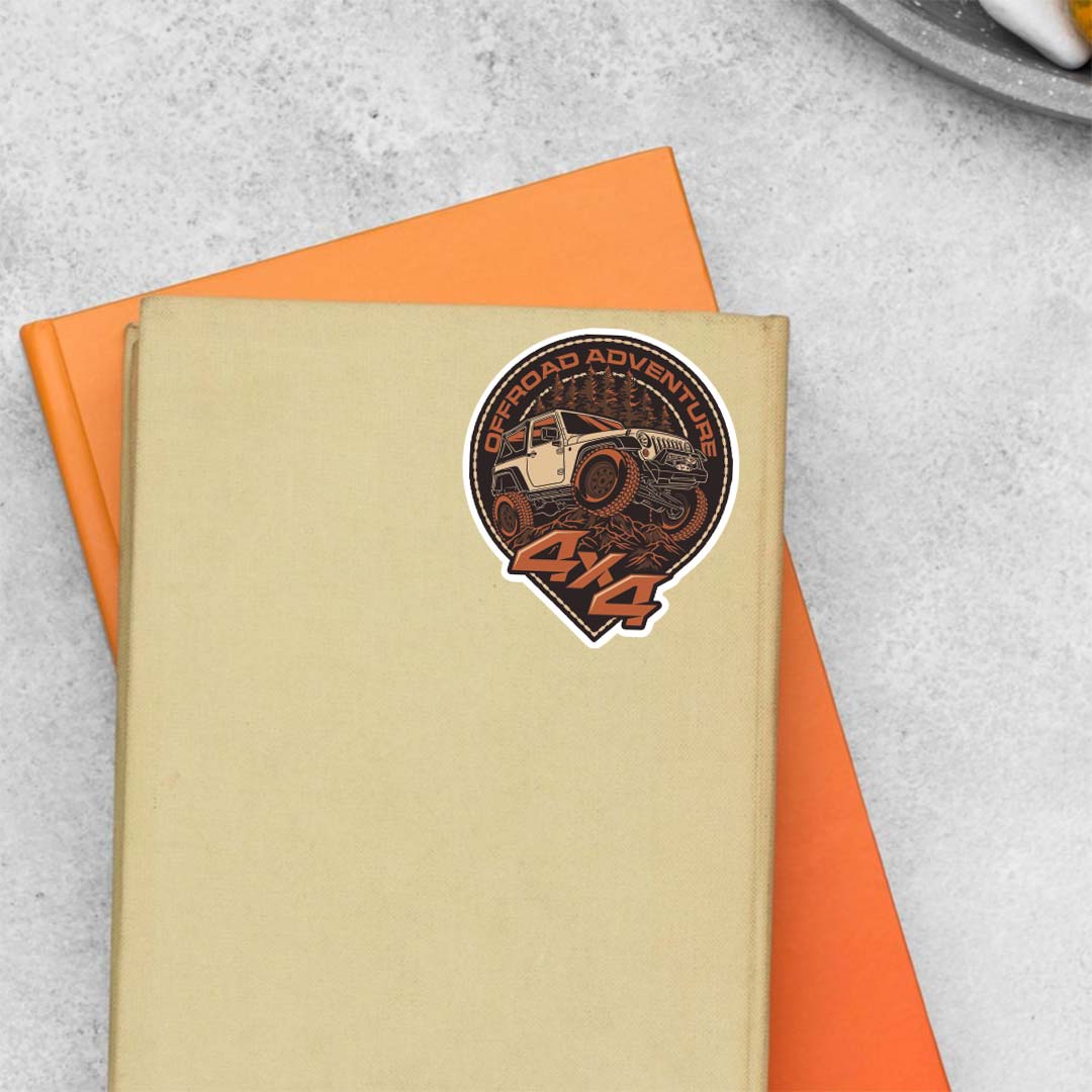 Offroad Adventure 4x4 Travels Stickers
