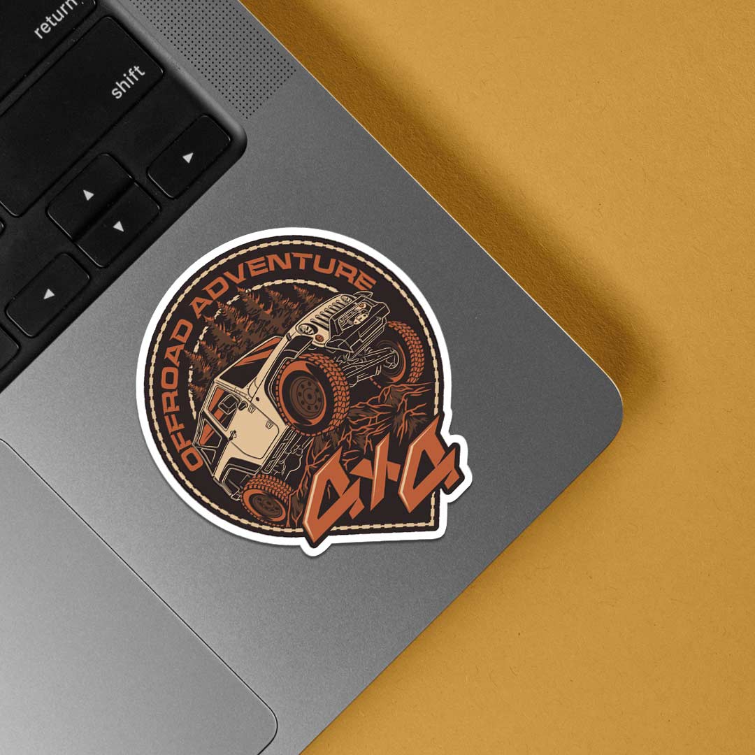 Offroad Adventure 4x4 Travels Stickers