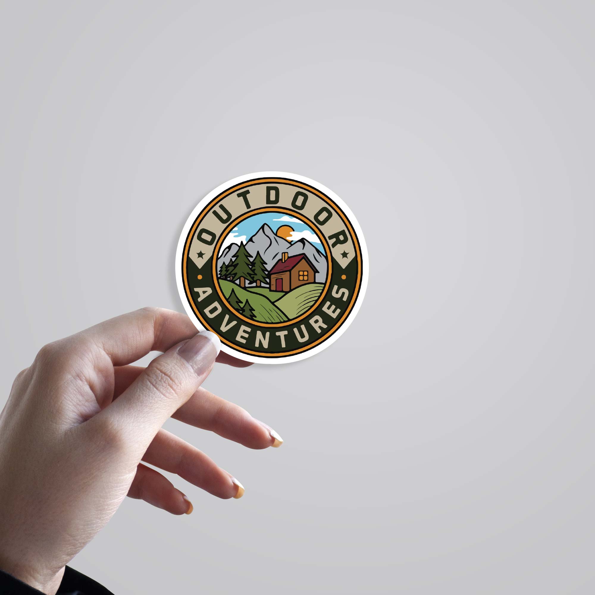 Outdoor Adventure Travels Stickers