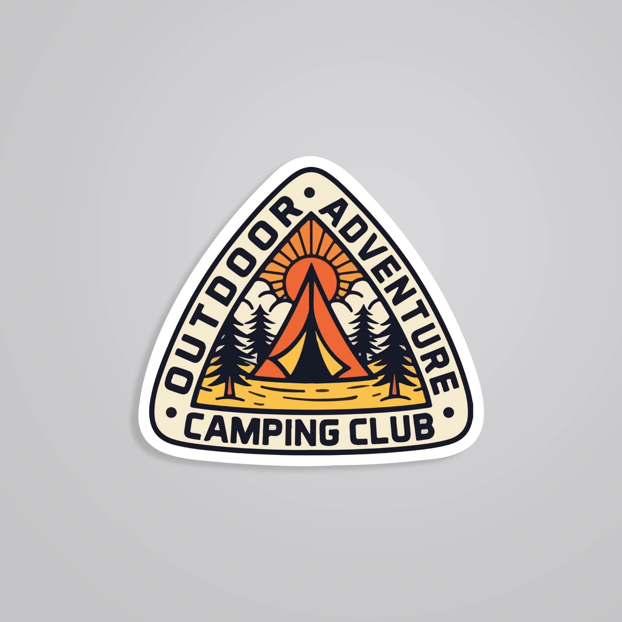 Fomo Store Stickers Travels Outdoor Adventure Camping Club