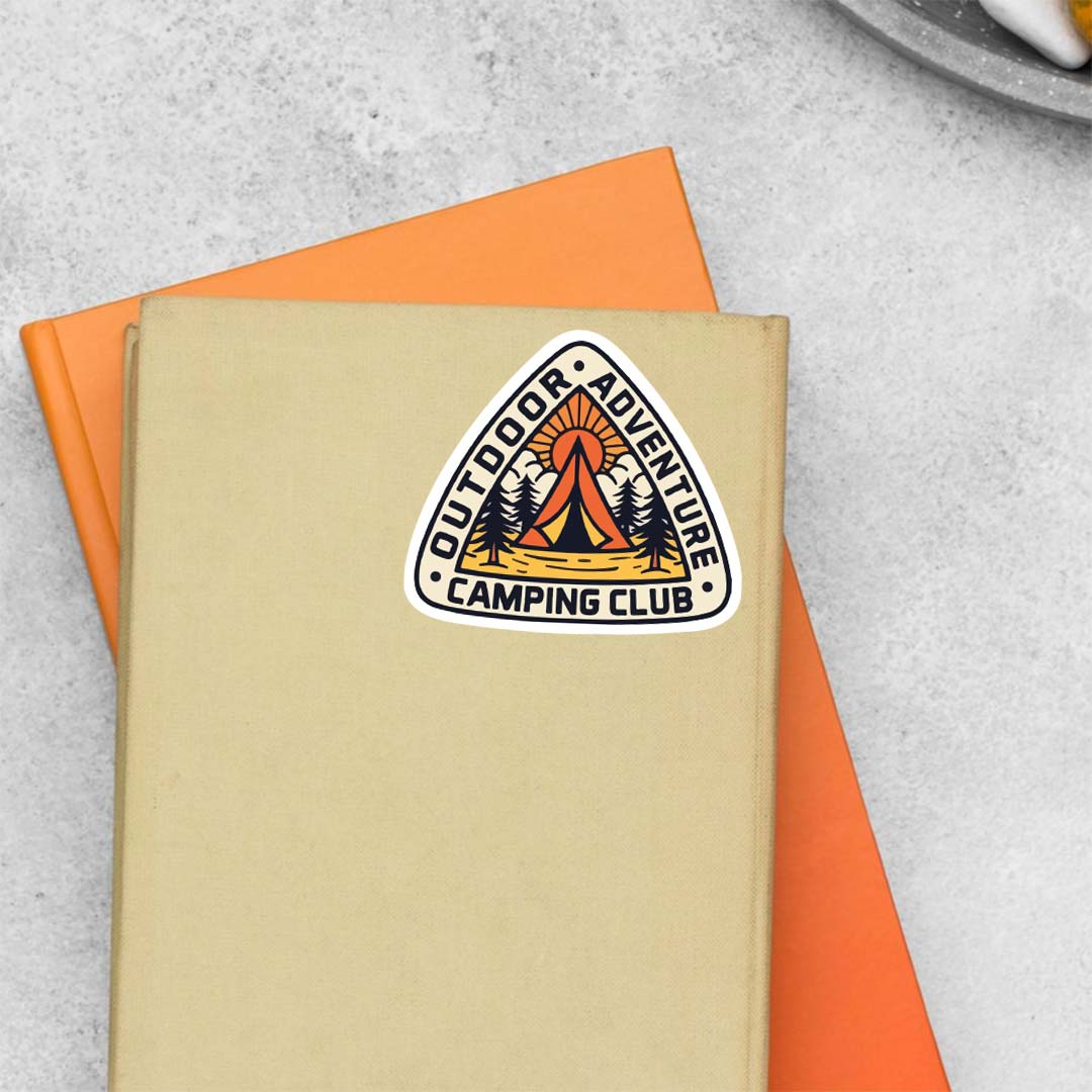 Outdoor Adventure Camping Club Travels Stickers