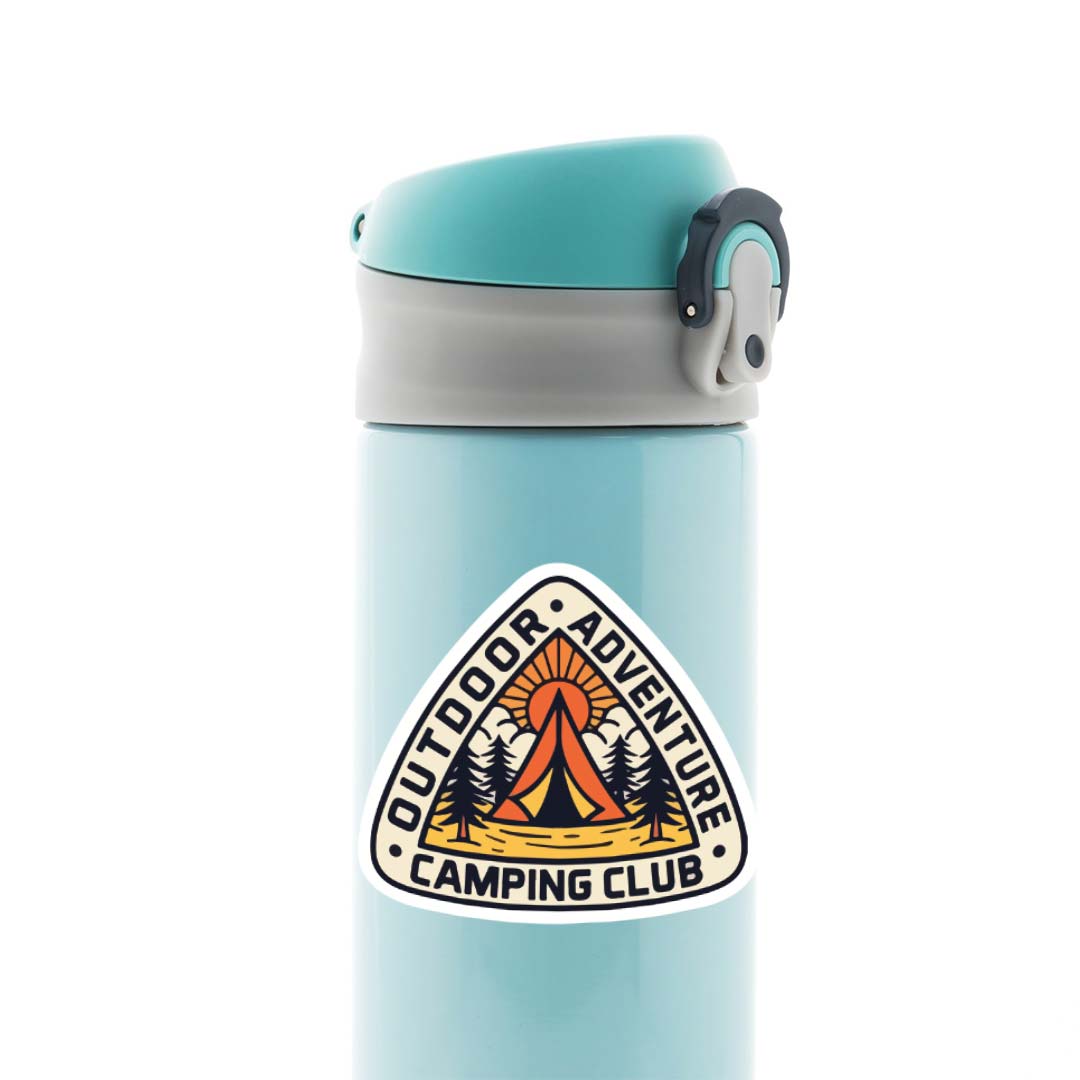 Outdoor Adventure Camping Club Travels Stickers