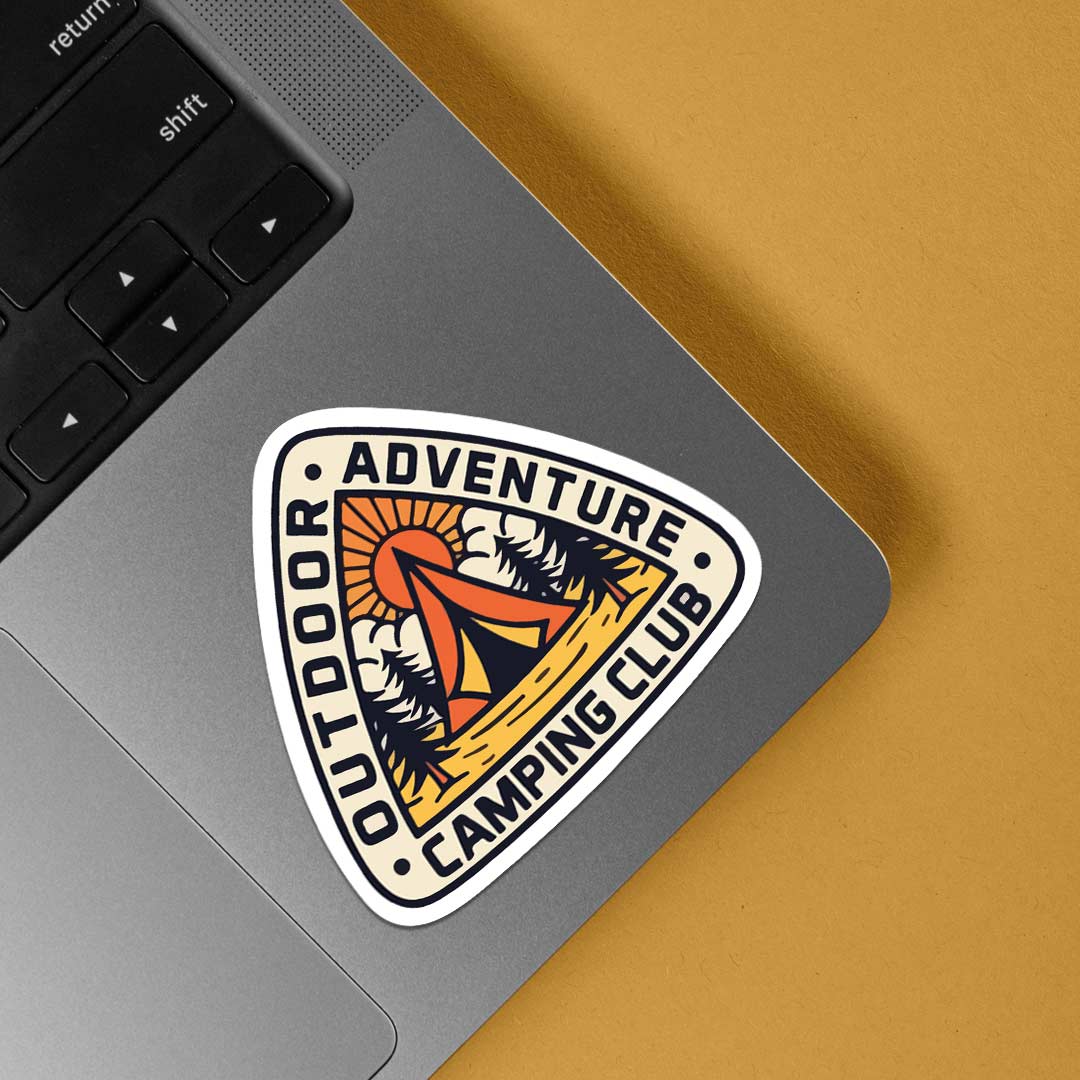 Outdoor Adventure Camping Club Travels Stickers