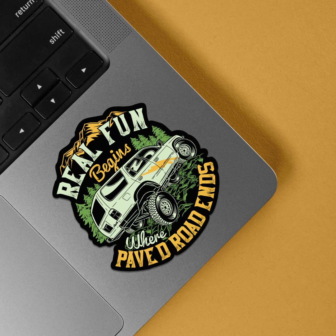 Real fun begins where paved road ends