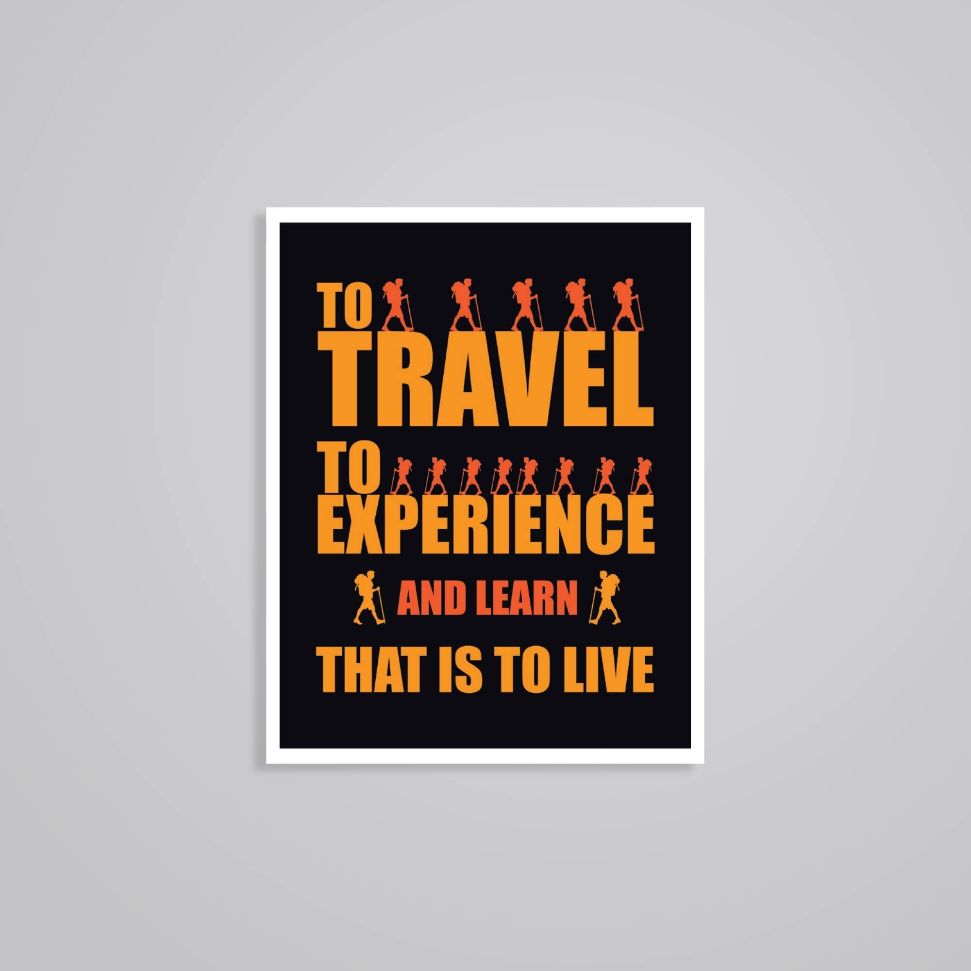Fomo Store Stickers Travels To travel to experience That is to live