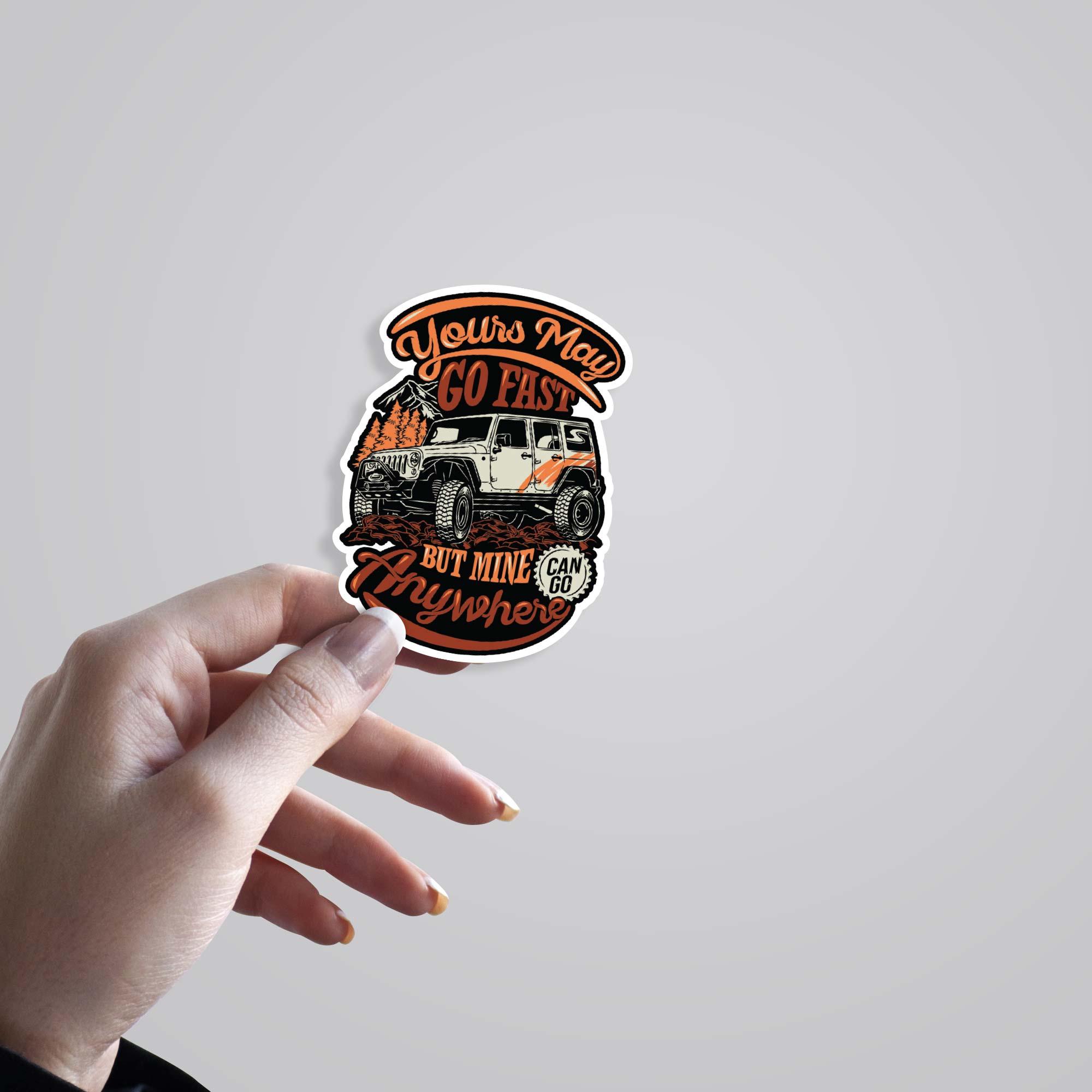 Yours May Go Fast Travels Stickers
