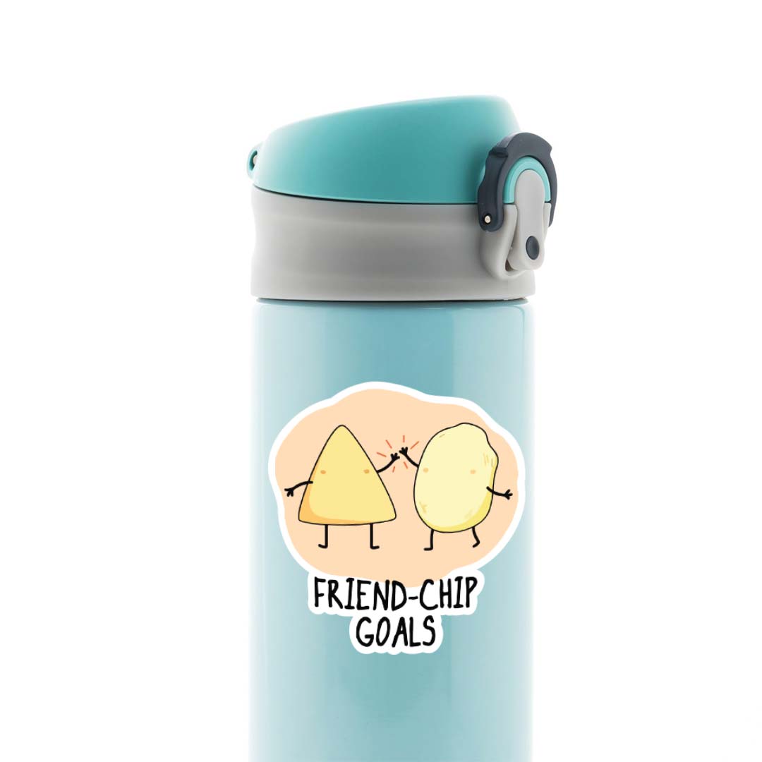 Friend Chip Goals Witty Stickers