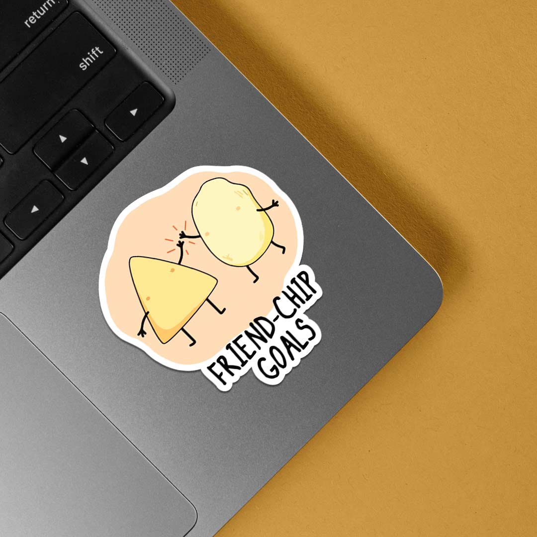 Friend Chip Goals Witty Stickers