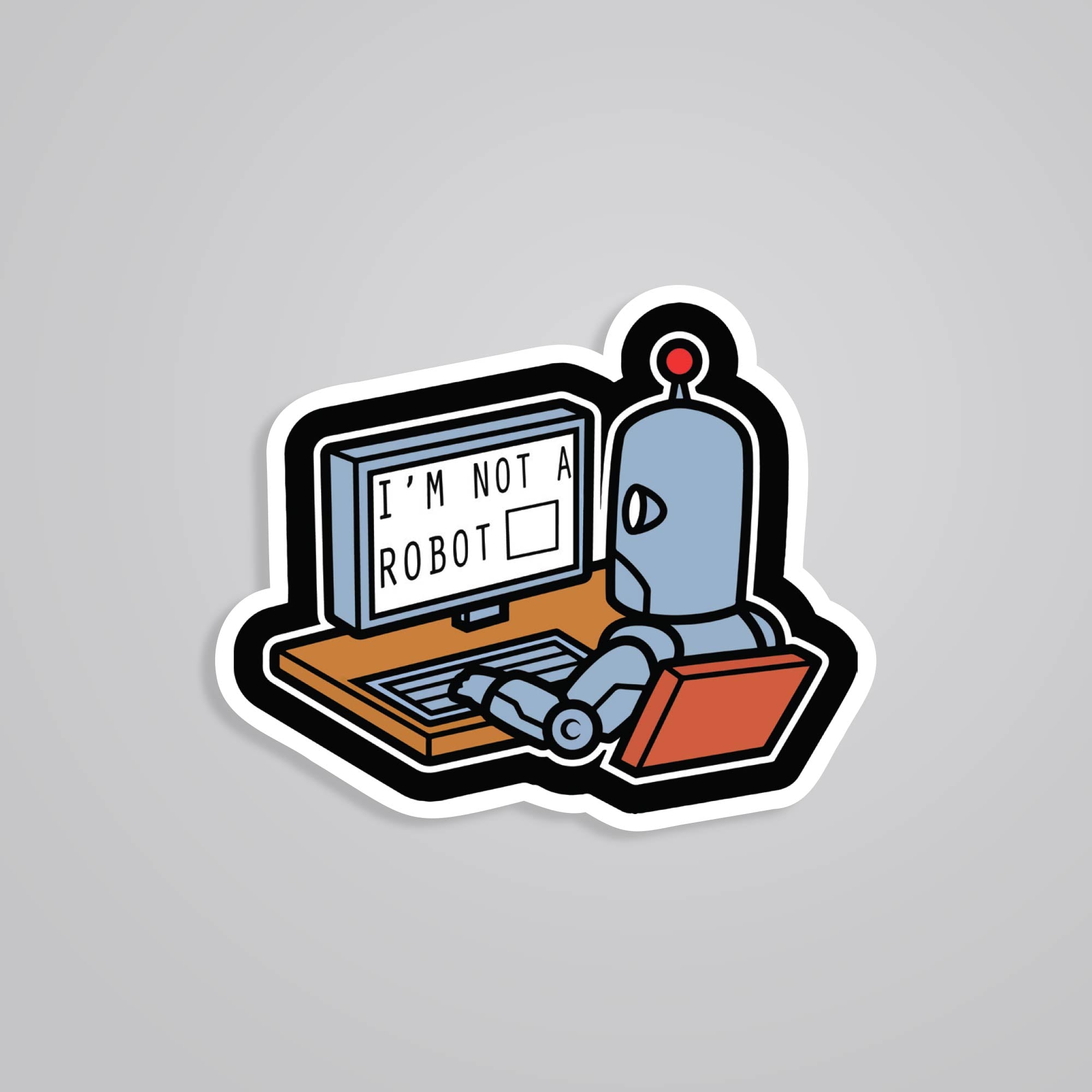 Fomo Store Stickers Witty I'm not a robot