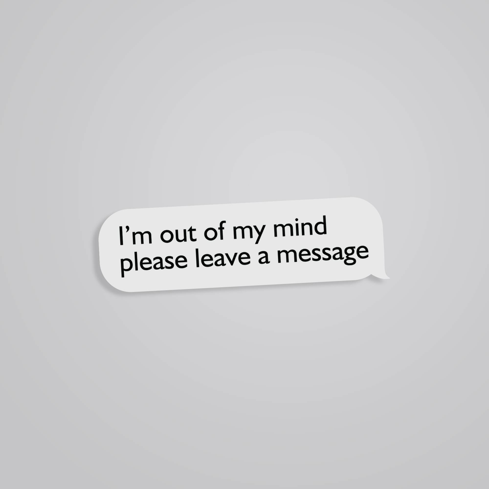 Fomo Store Stickers Witty I'm out of my mind