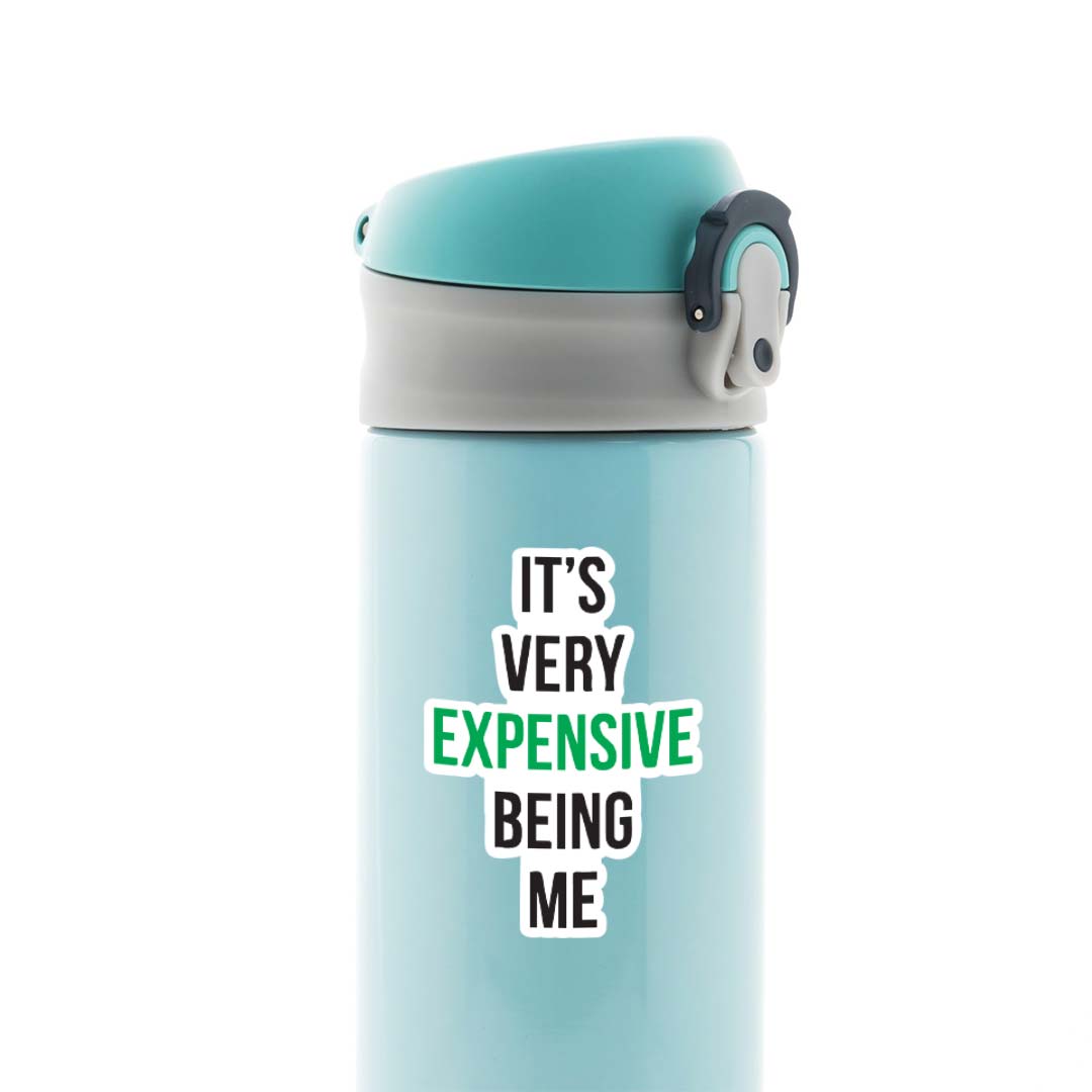 Its very expensive being me Witty Stickers