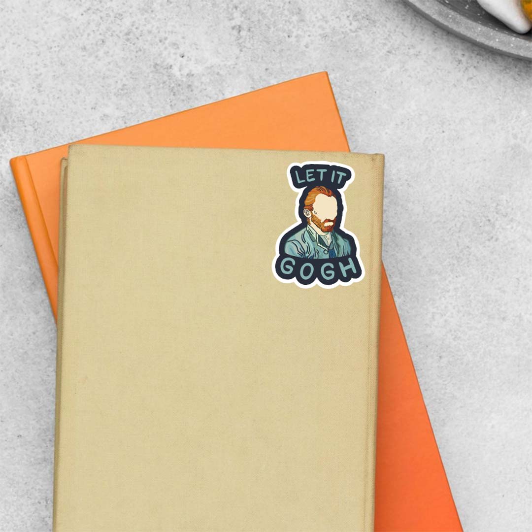 Let it GOGH Witty Stickers
