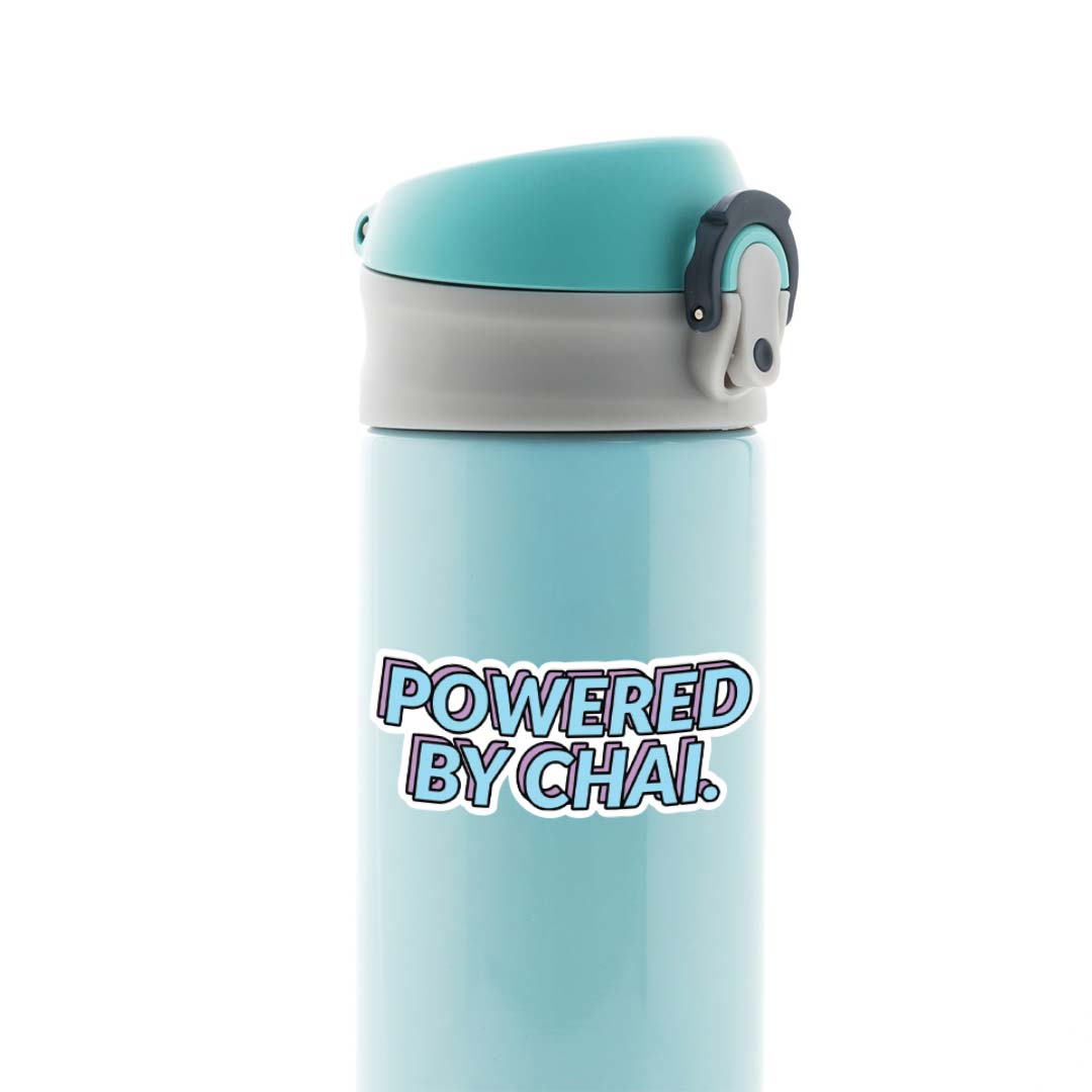 Powered By Chai Witty Stickers