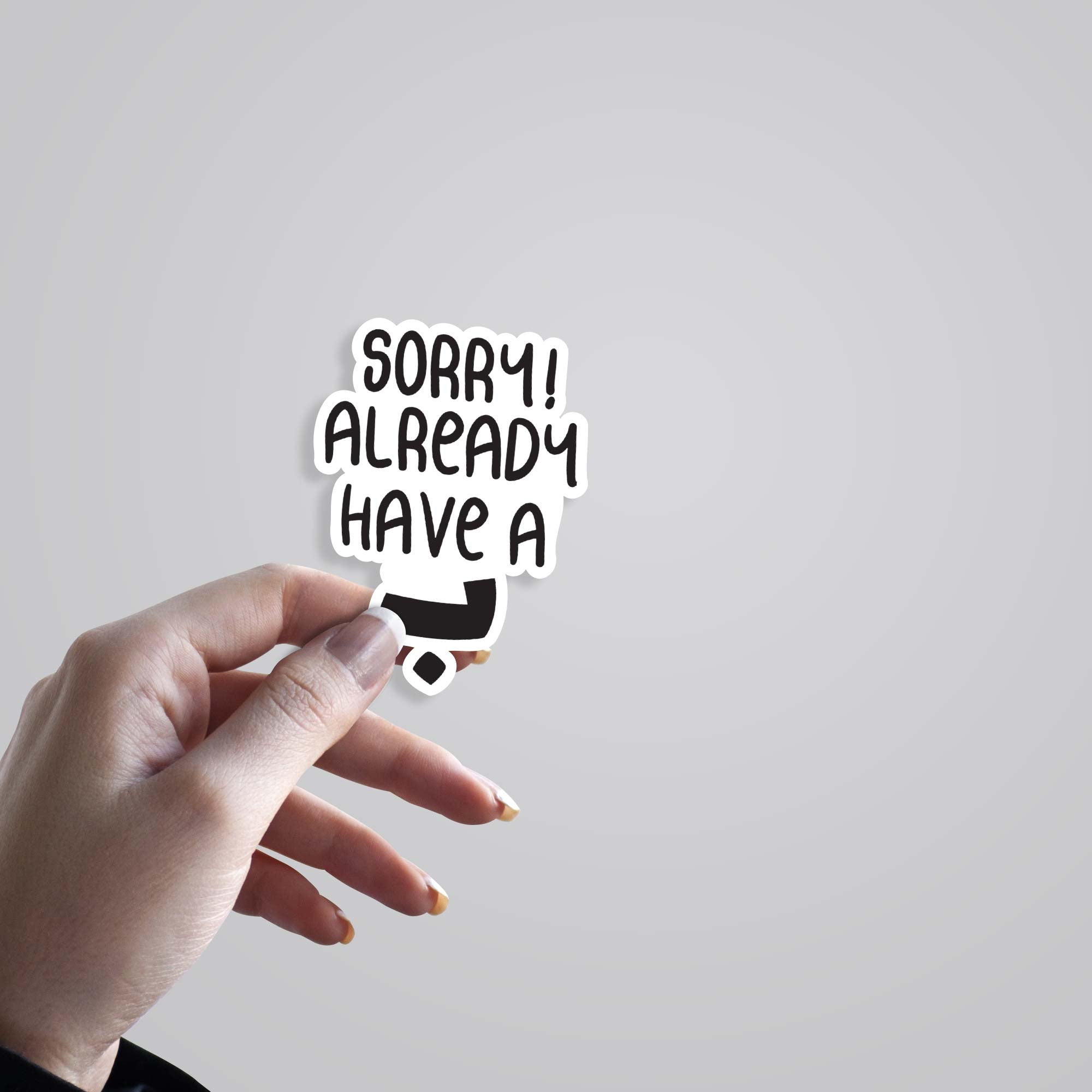 Sorry already have a bae Witty Stickers