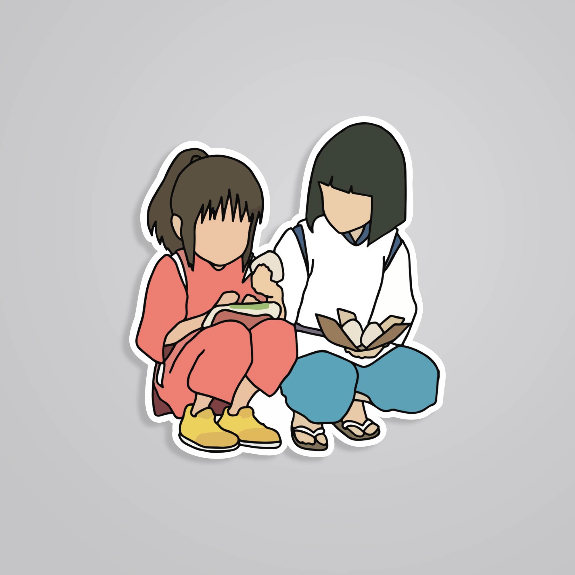Fomo Store Stickers Anime Chihiro & Haku