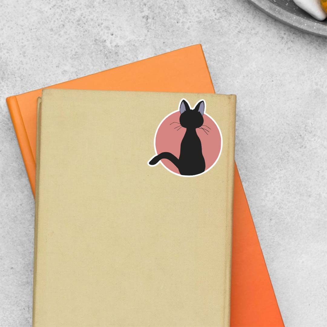 Jiji Cat Silhouette Anime Stickers