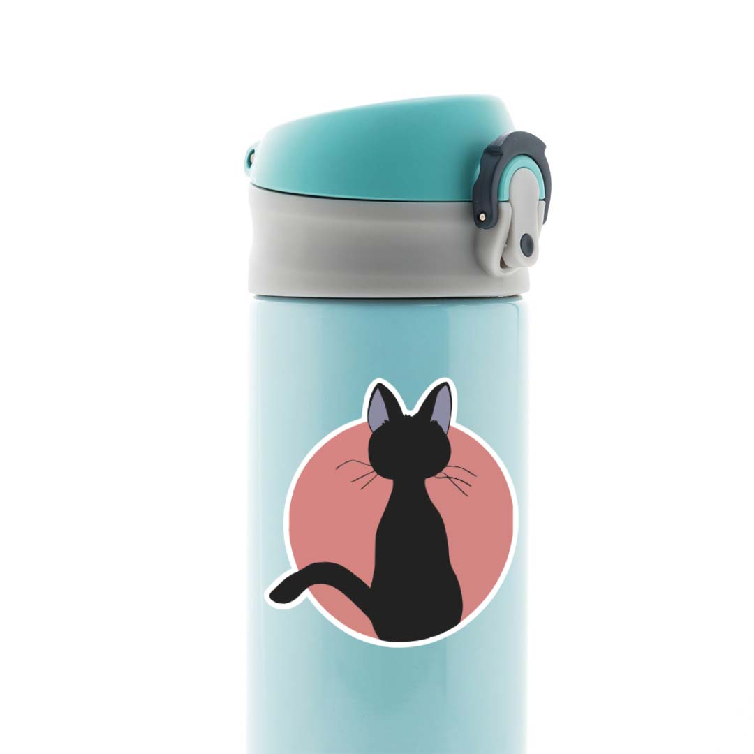 Jiji Cat Silhouette Anime Stickers