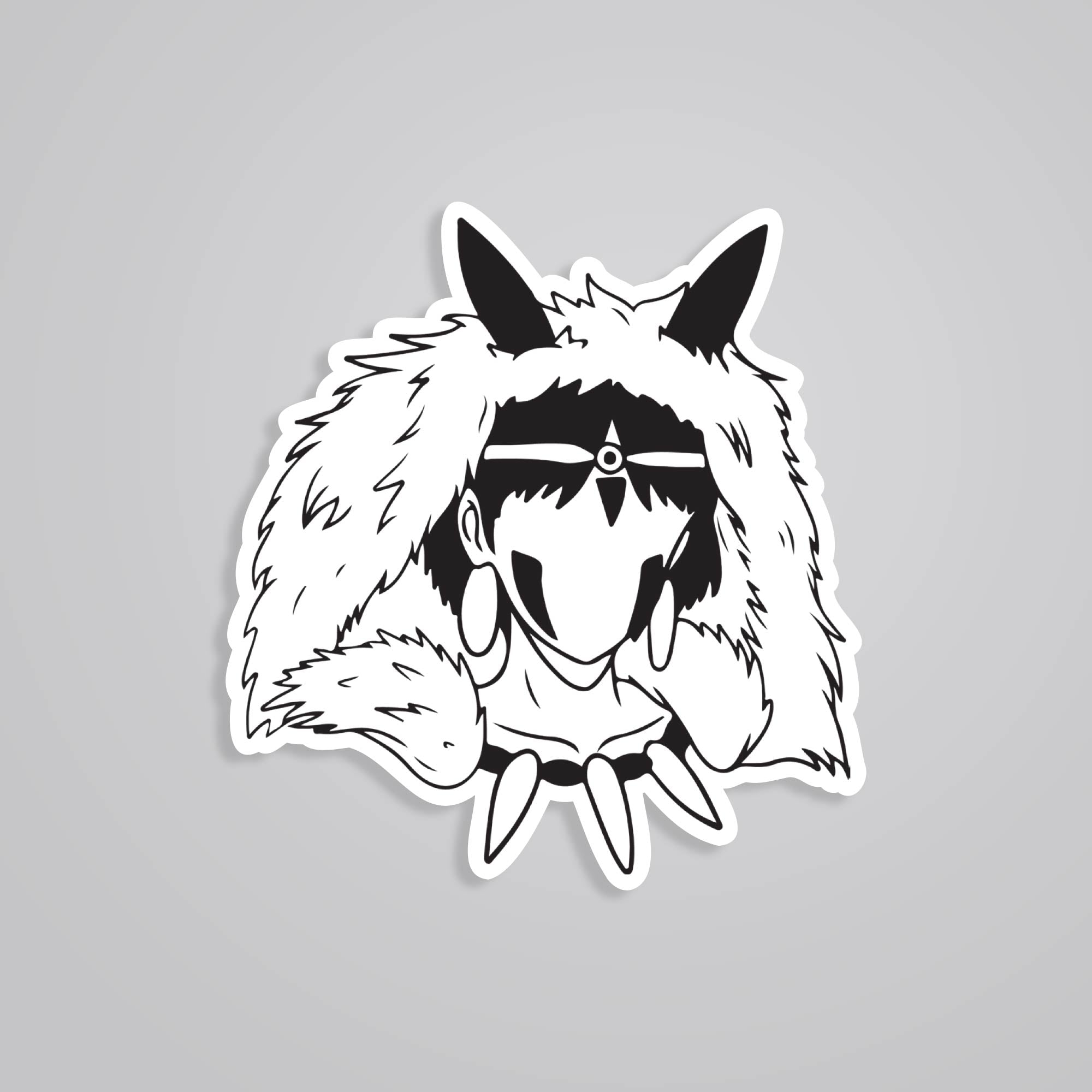 Fomo Store Stickers Anime San the Wolf Princess