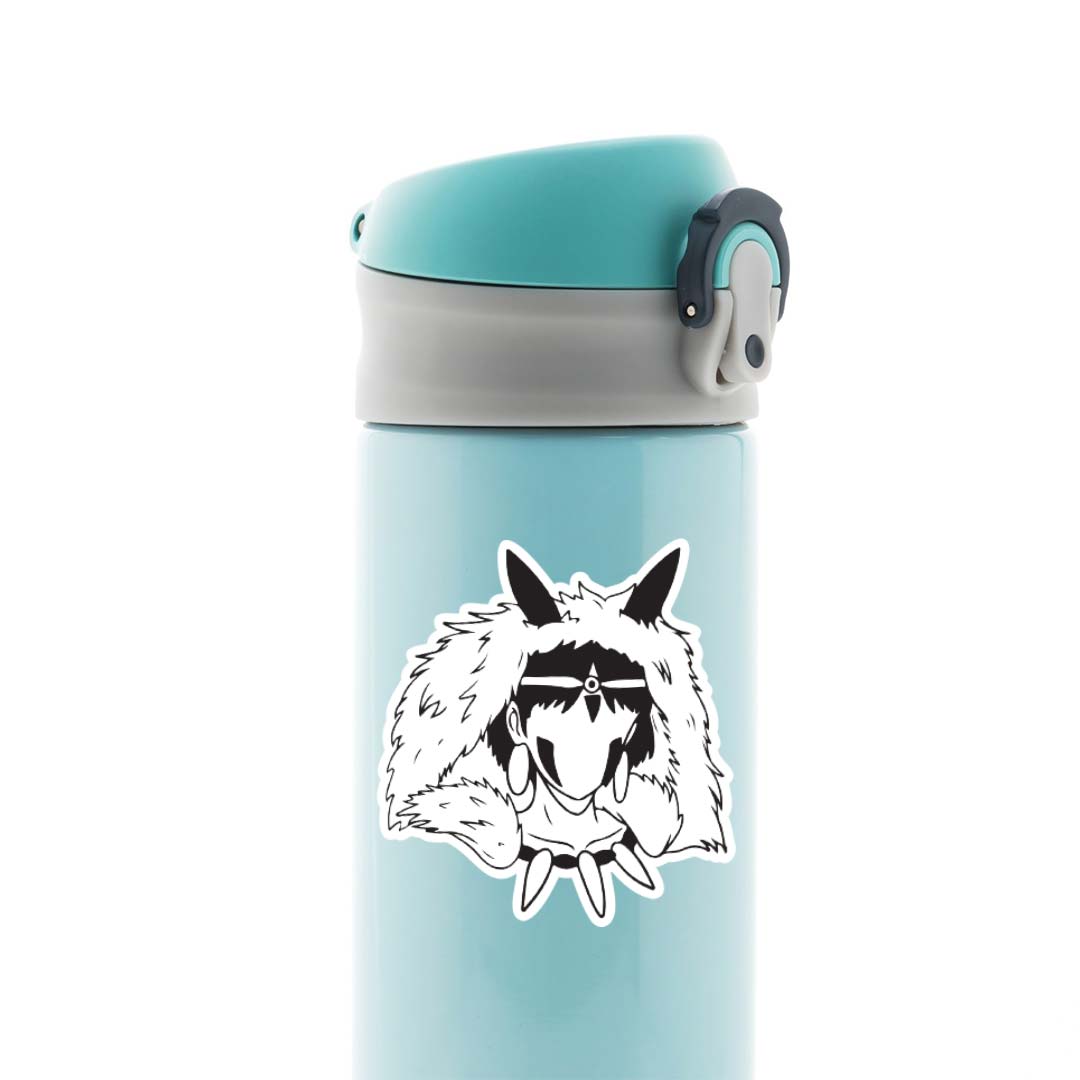 San the Wolf Princess Anime Stickers