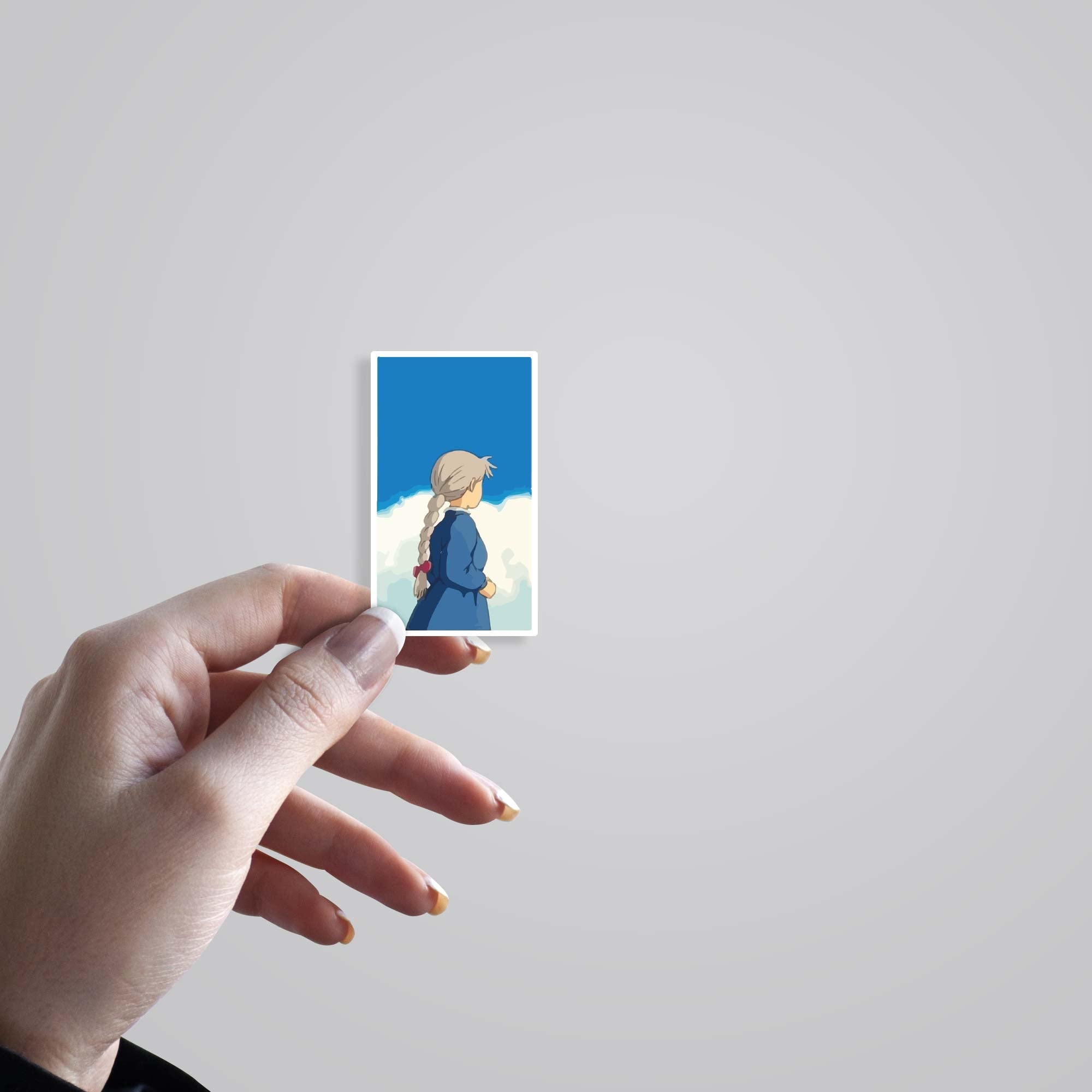 Sophie in the Wind Anime Stickers