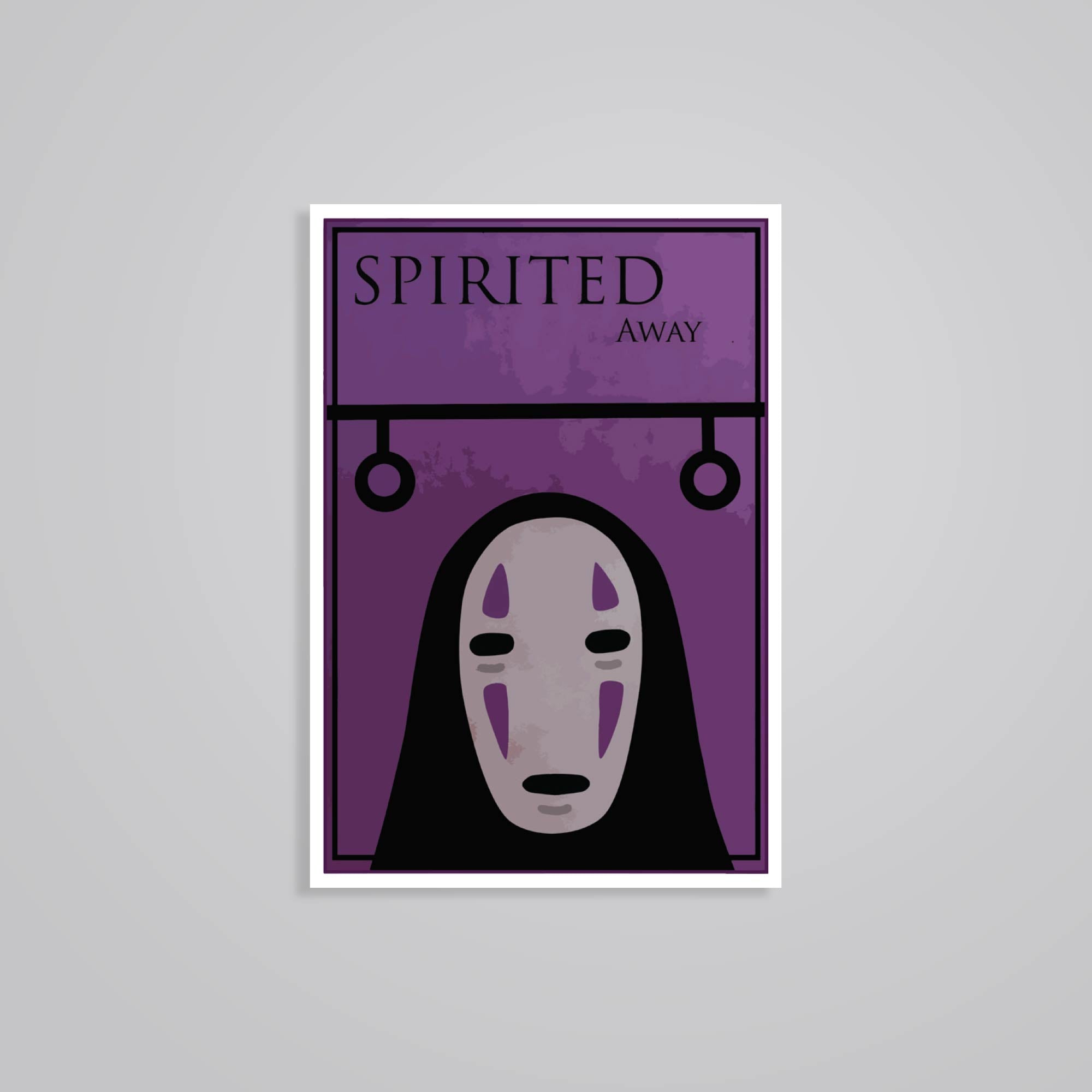 Fomo Store Stickers Anime Spirited Away No-Face Minimalist