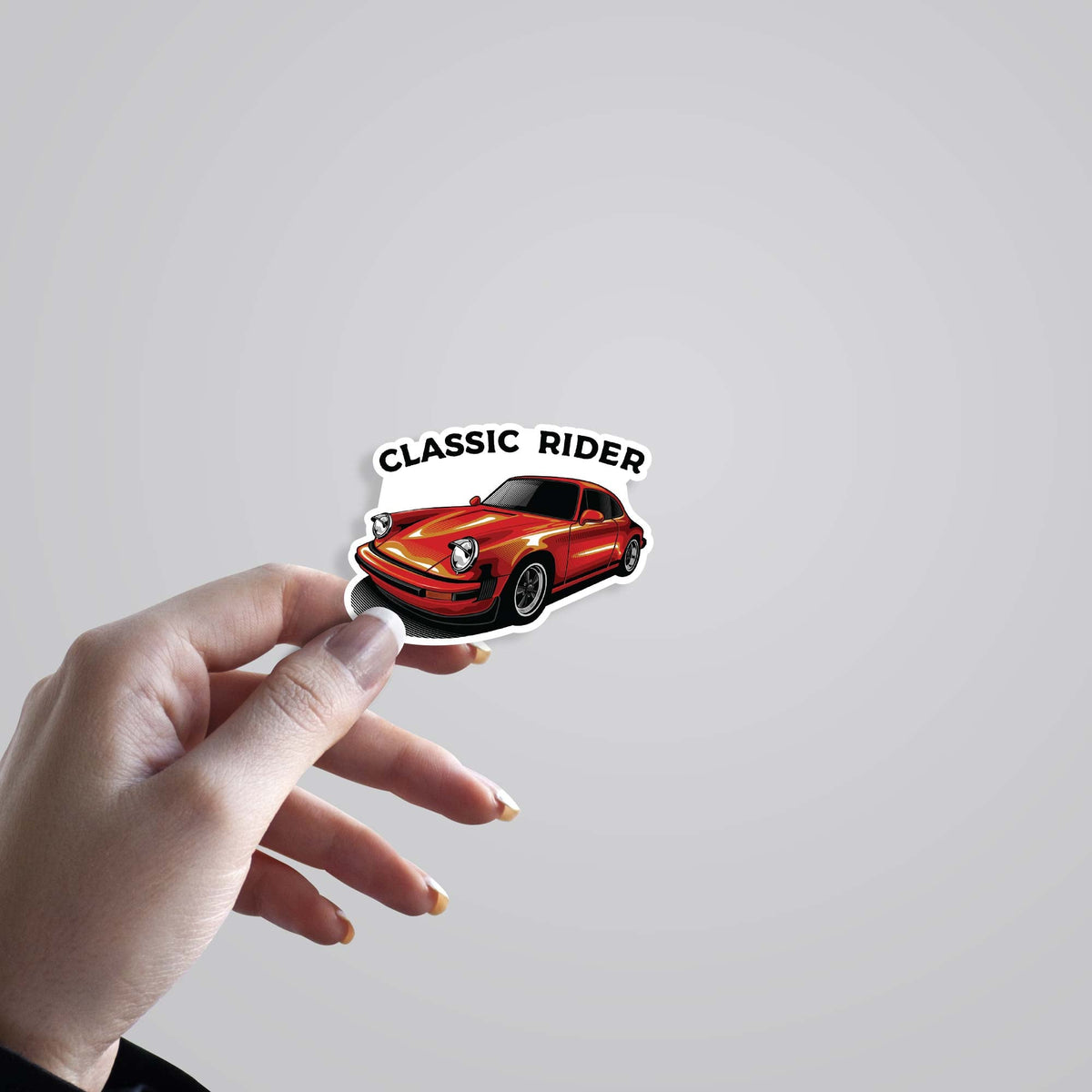 Classic Rider Cars & Bikes Stickers
