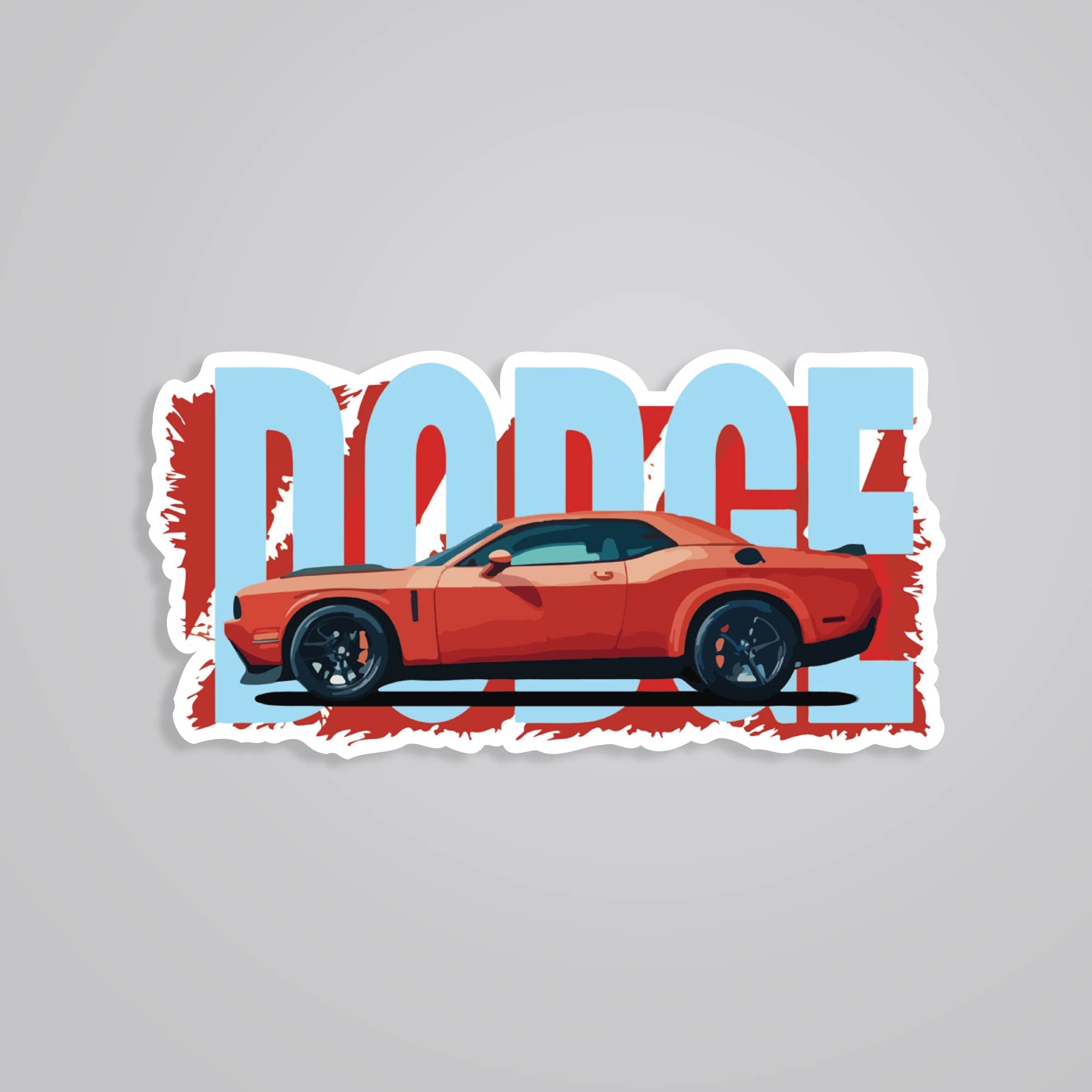 Fomo Store Stickers Cars & Bikes Dodge Challenger SRT