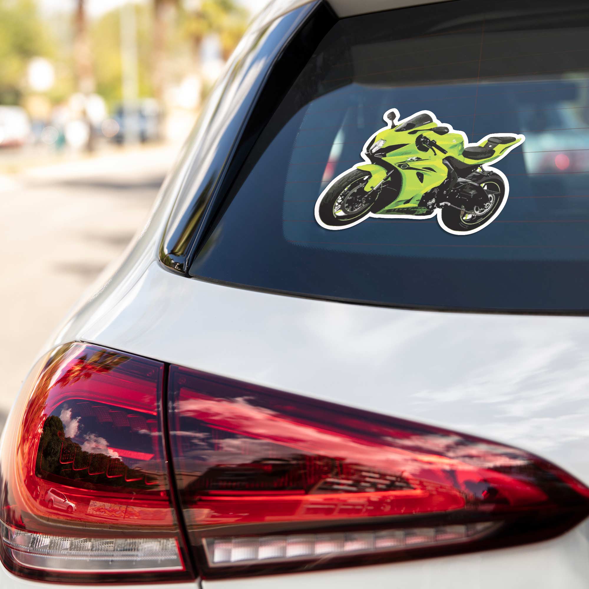 Kawasaki Ninja Green Cars & Bikes Stickers