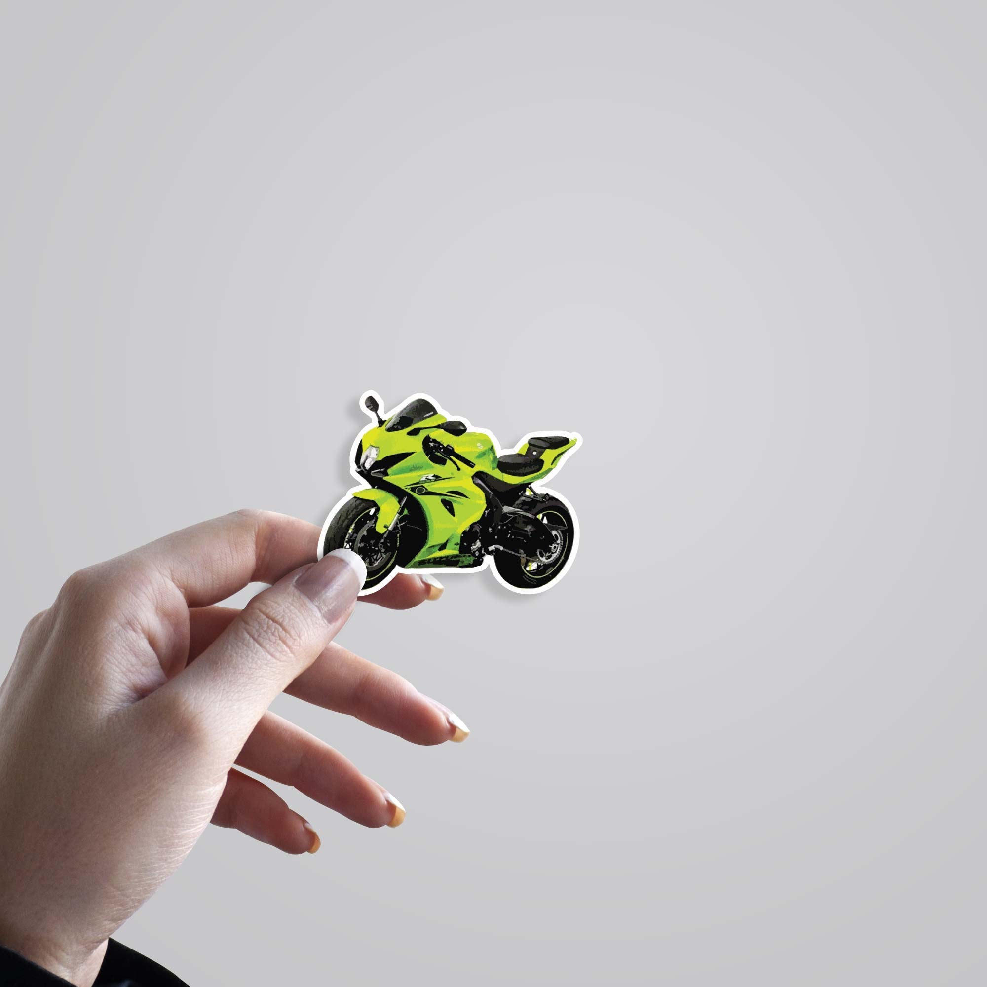 Kawasaki Ninja Green Cars & Bikes Stickers