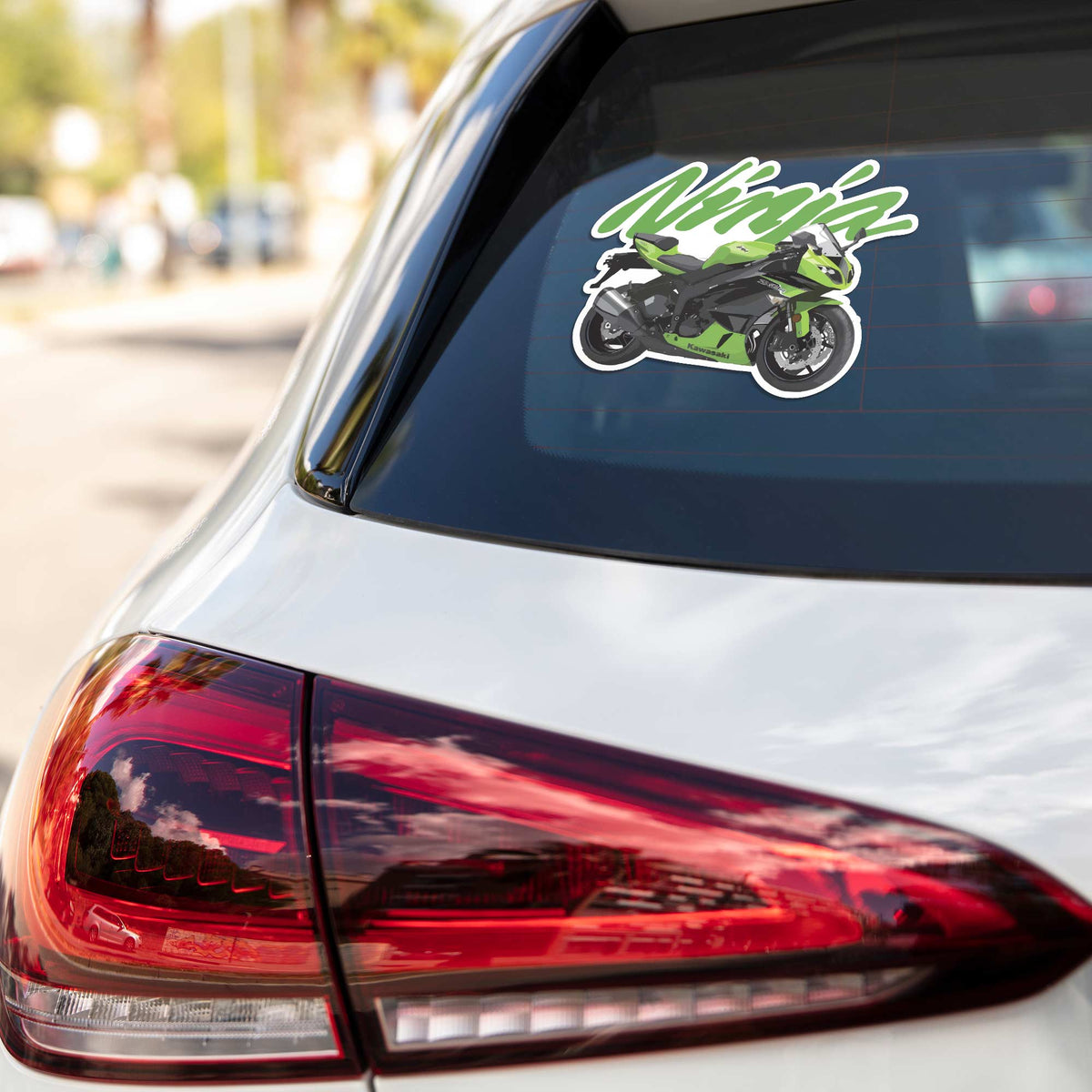 3D Ninja Kawasaki ZX 6R Cars & Bikes Stickers