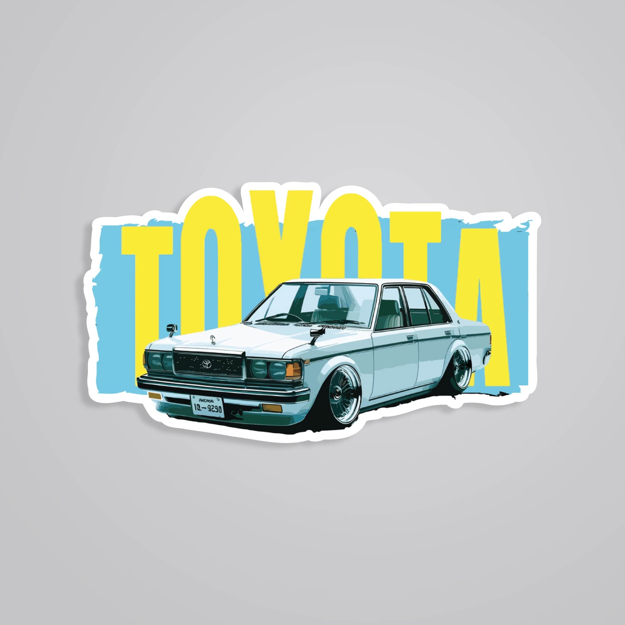 Fomo Store Stickers Cars & Bikes Toyota Corona 1970