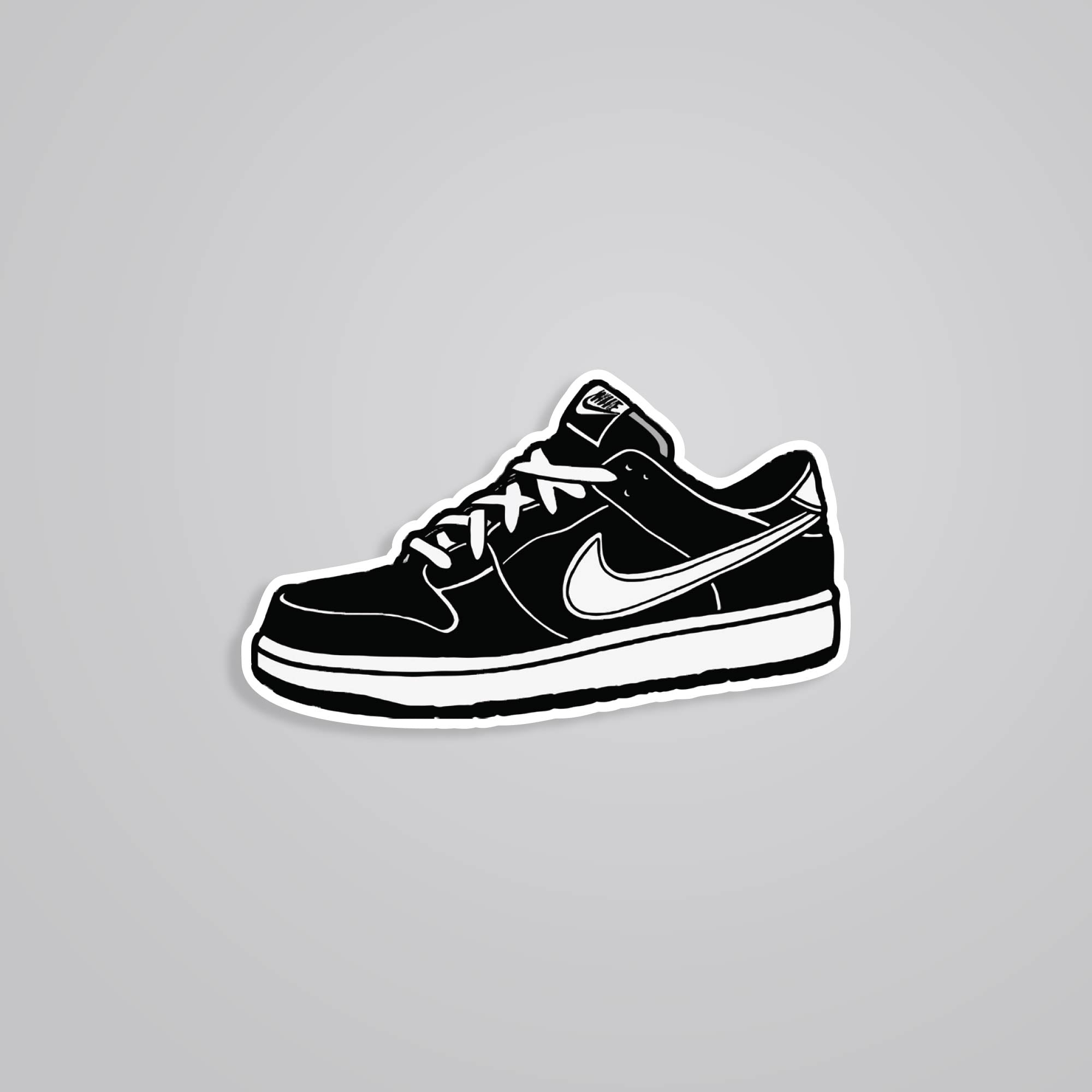 Fomo Store Stickers Casual Blackout Sneaker