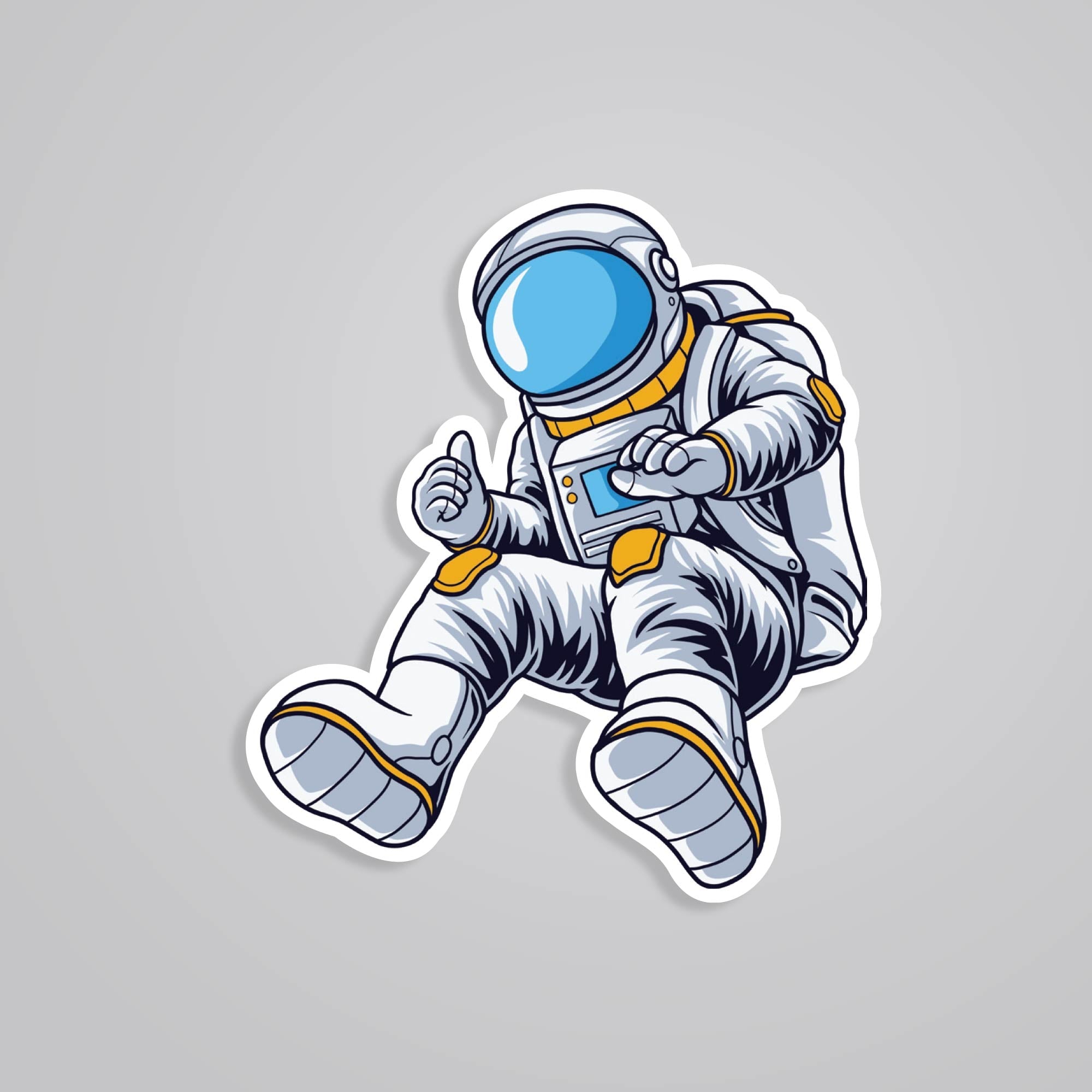 Fomo Store Stickers Casual Floating Astronaut