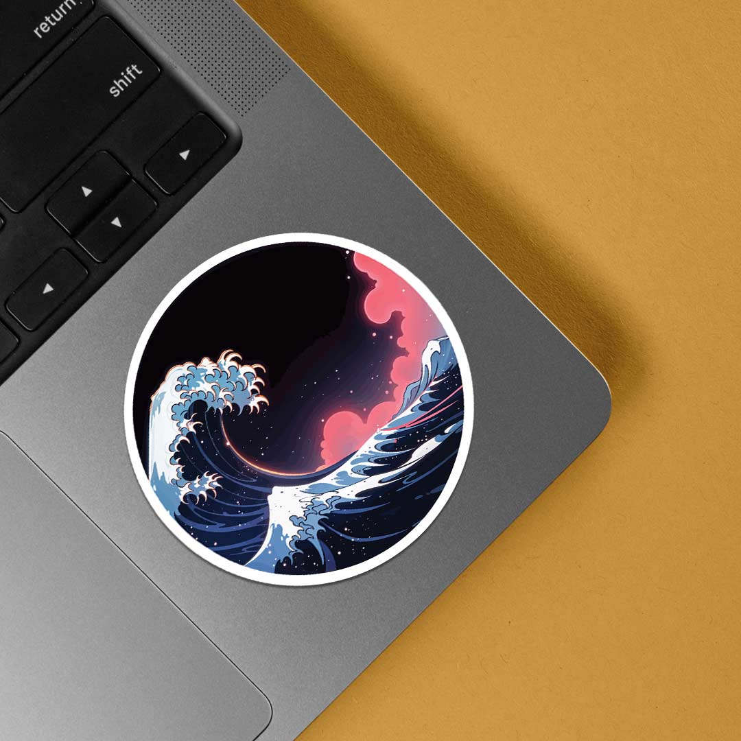 Galactic Tide Casual Stickers