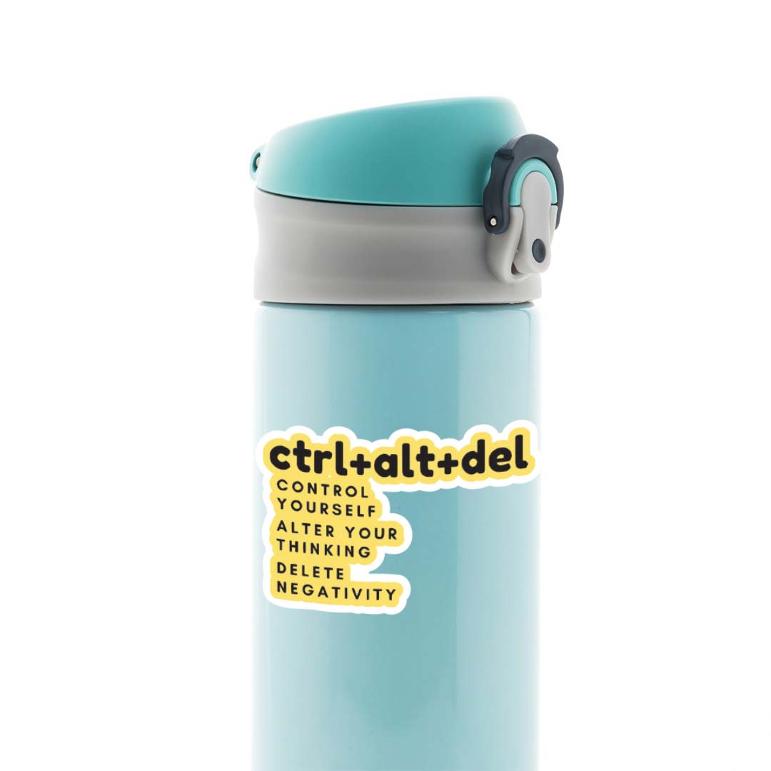 Ctrl Alt Del Motivational Stickers