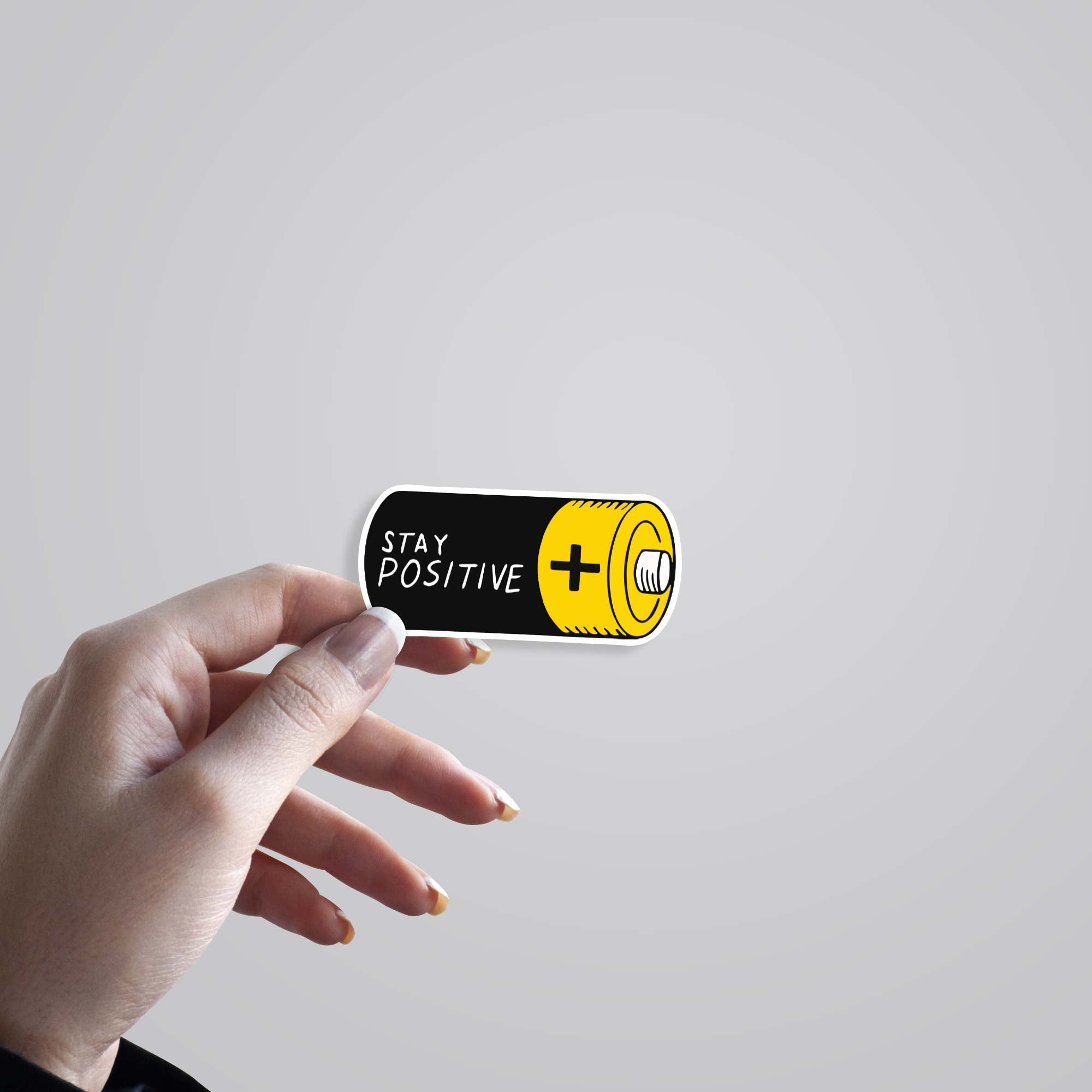 Stay Positive Motivational Stickers